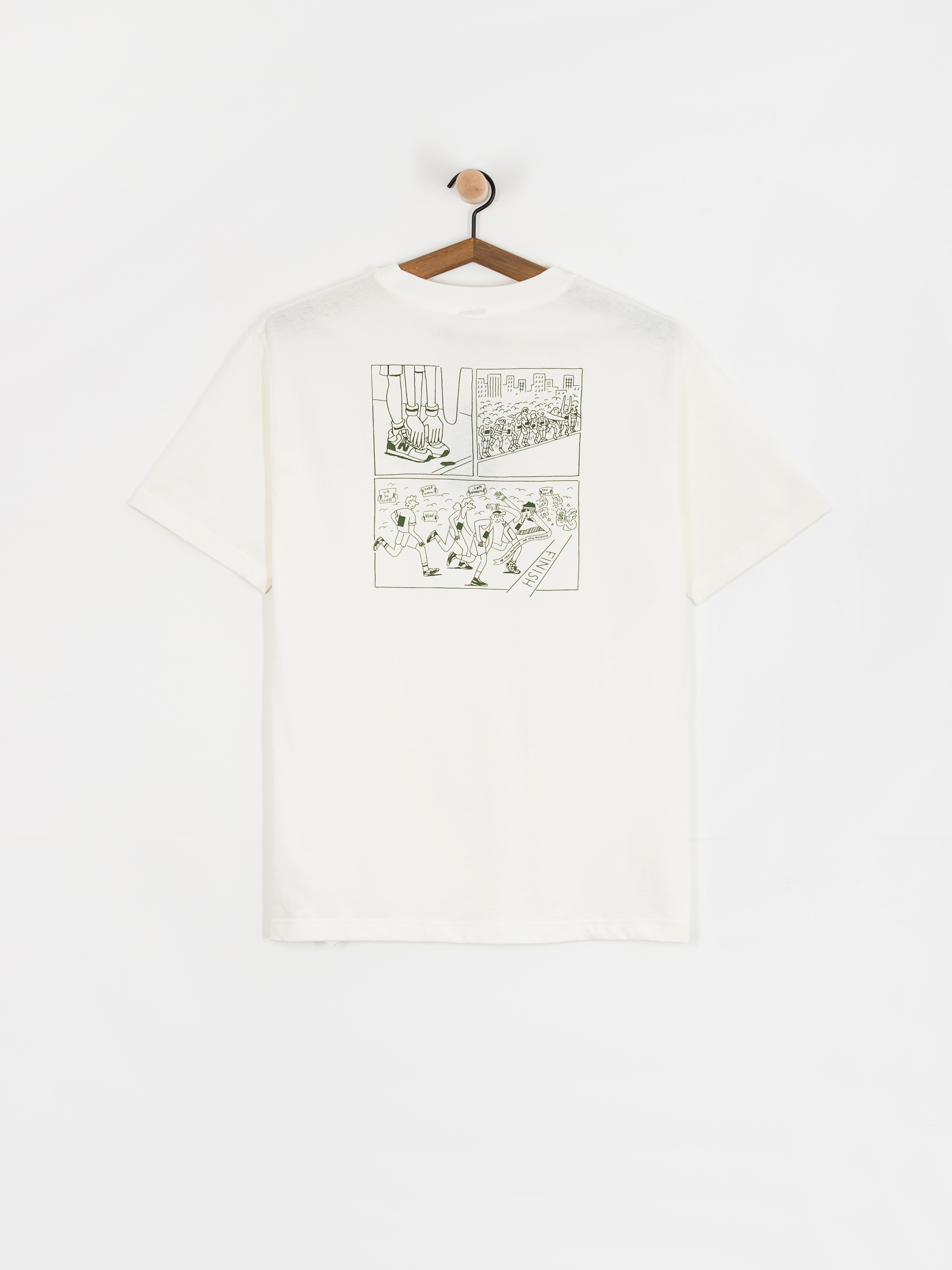 T-shirt New Balance Runners Arent Normal (white)