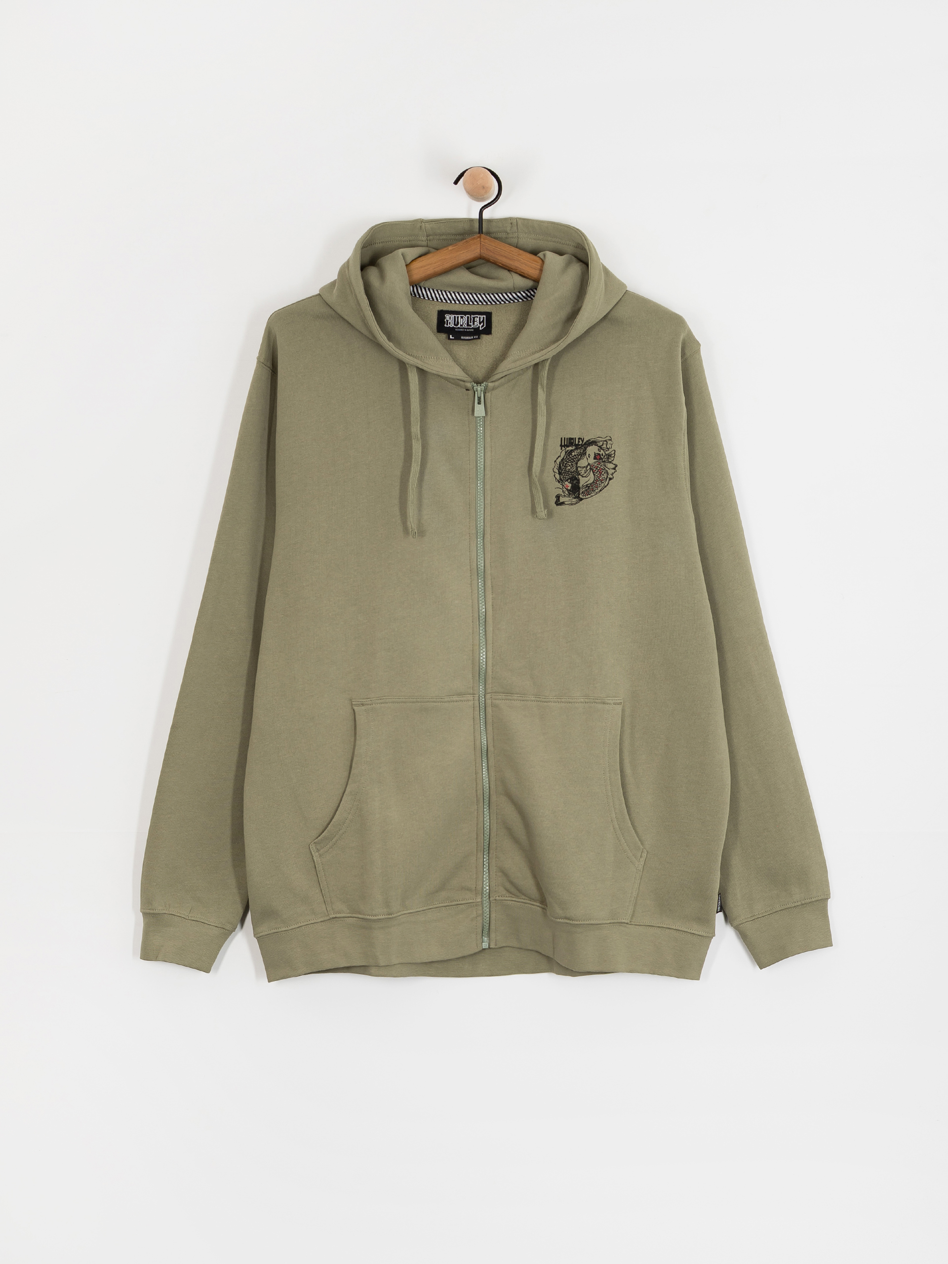 Bluza z kapturem Hurley Tattoo ZHD (army)