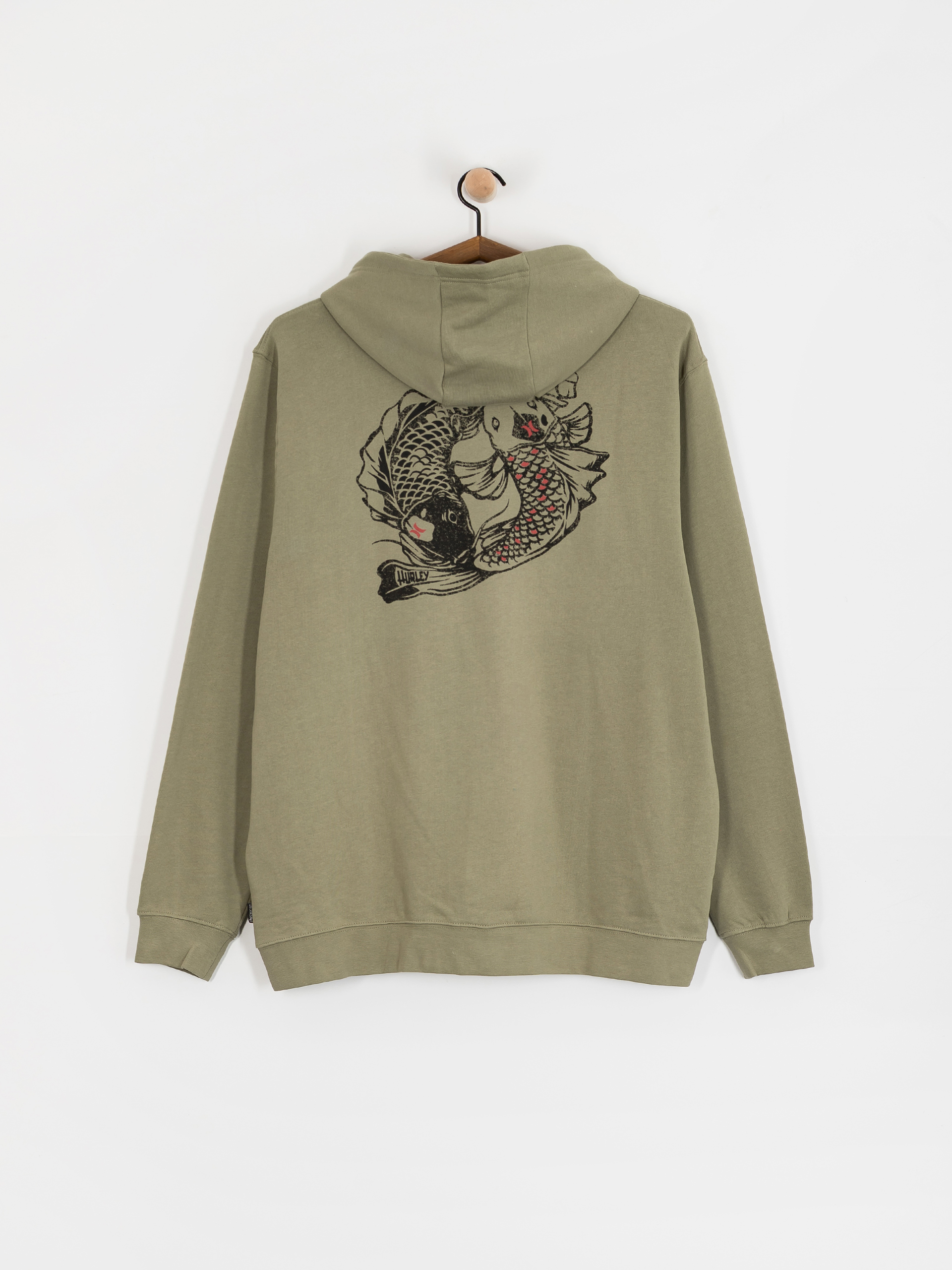 Bluza z kapturem Hurley Tattoo ZHD (army)