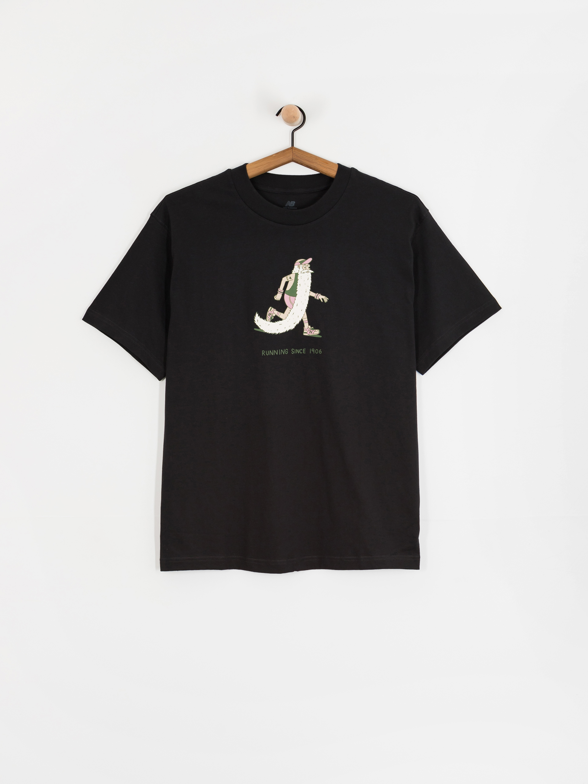 T-shirt New Balance Bearded Runner (black)