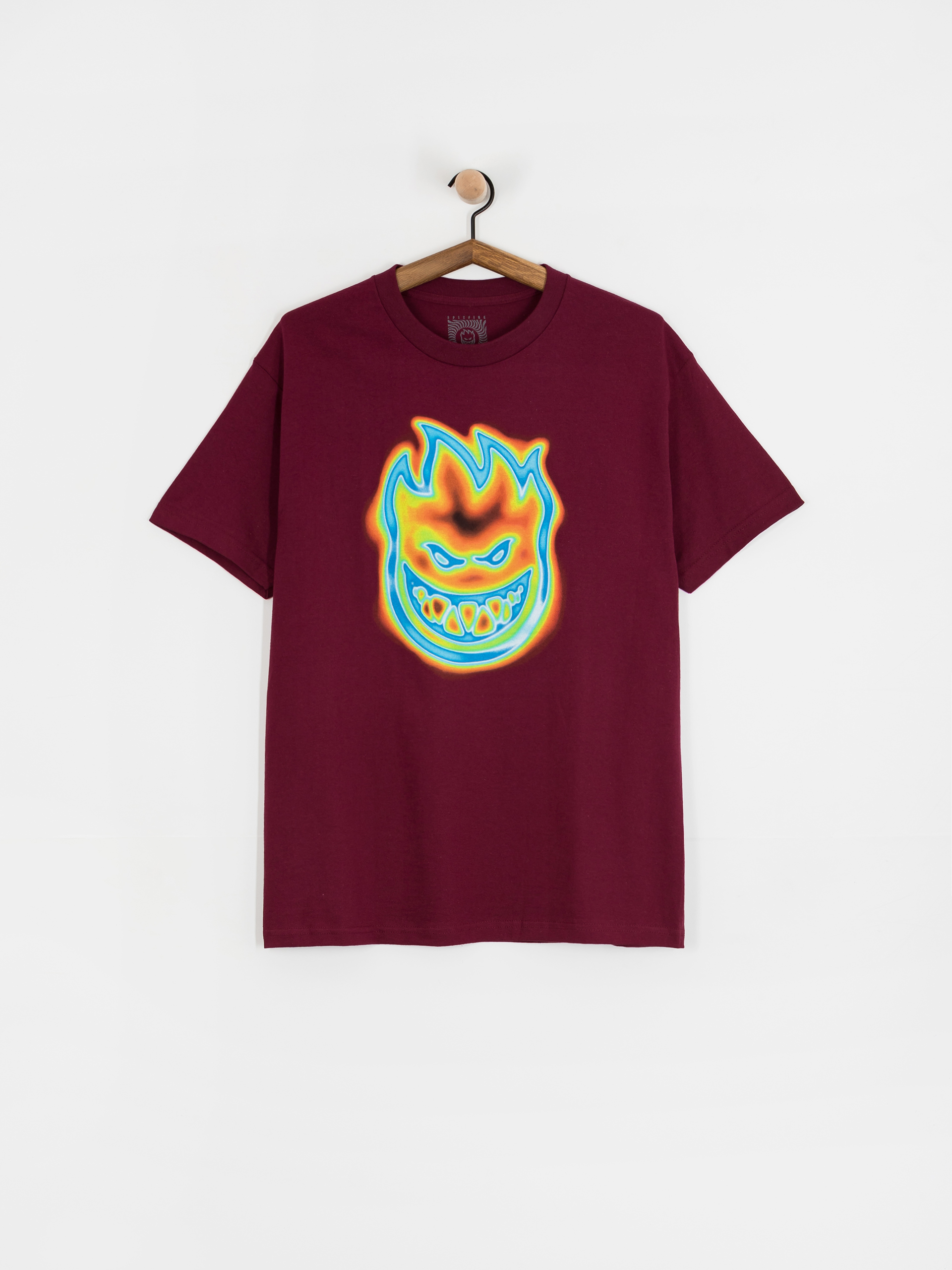 T-shirt Spitfire Radioactive Bighead (burgundy)