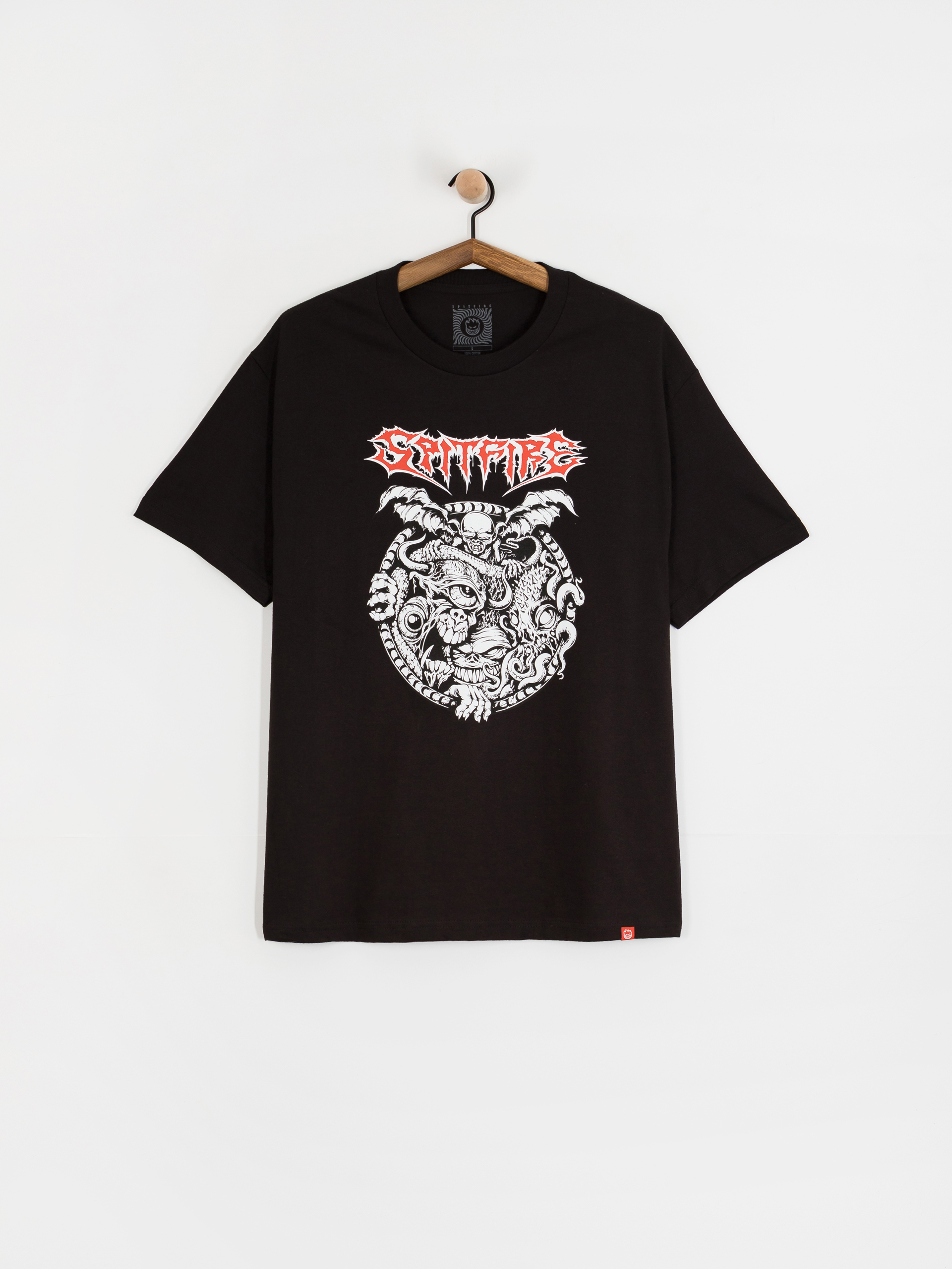 T-shirt Spitfire Demon Gate (black w/red&white print)