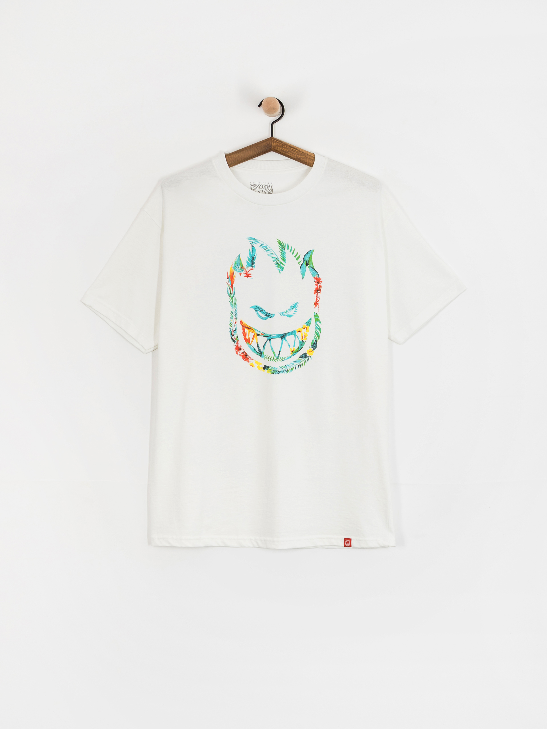 T-shirt Spitfire Floral Bighead (white w/multi color print)