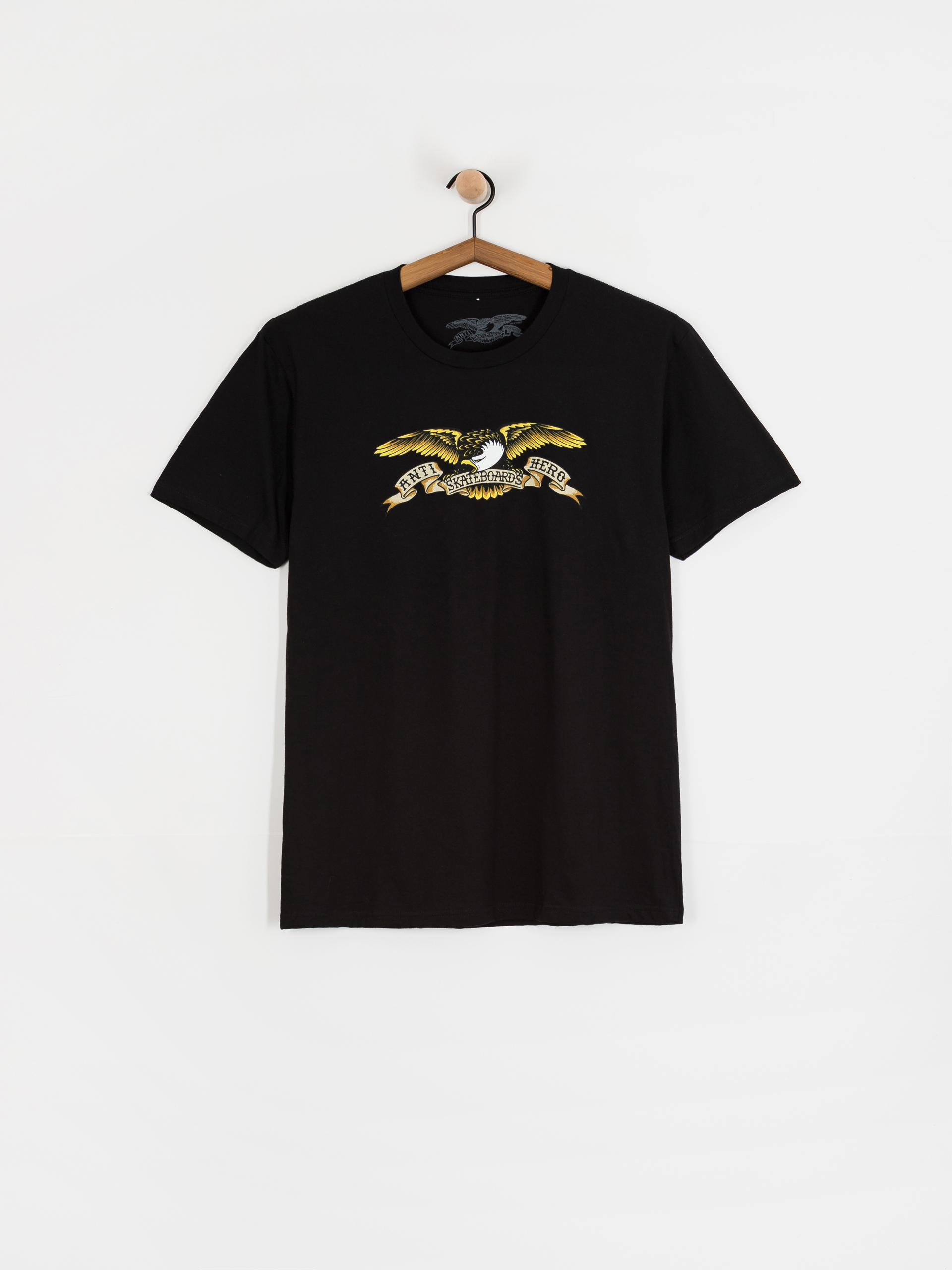 T-shirt Antihero Eagle (black w/black multi color print)