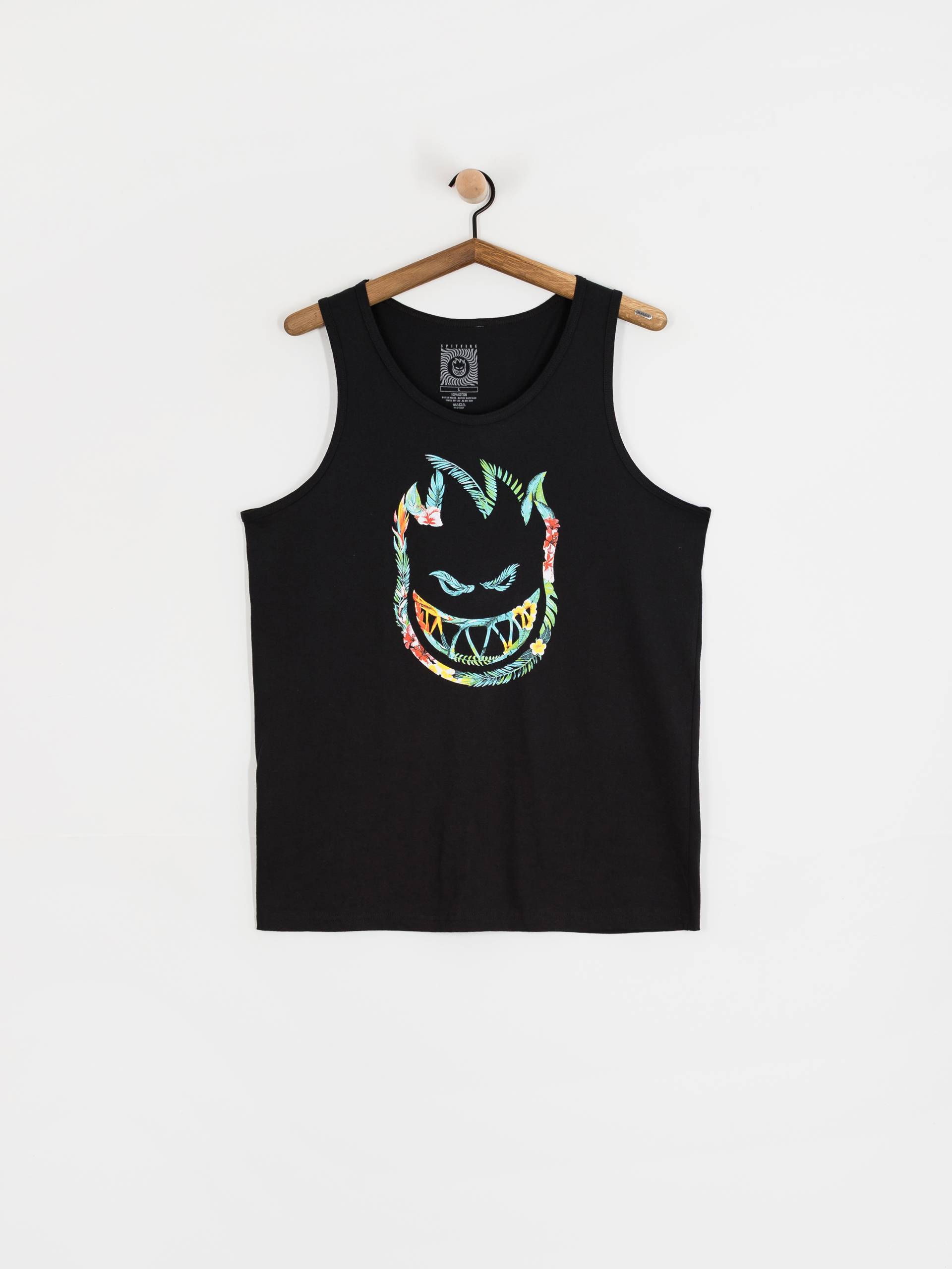 Koszulka Spitfire Floral Bighead (black w/multi color print)