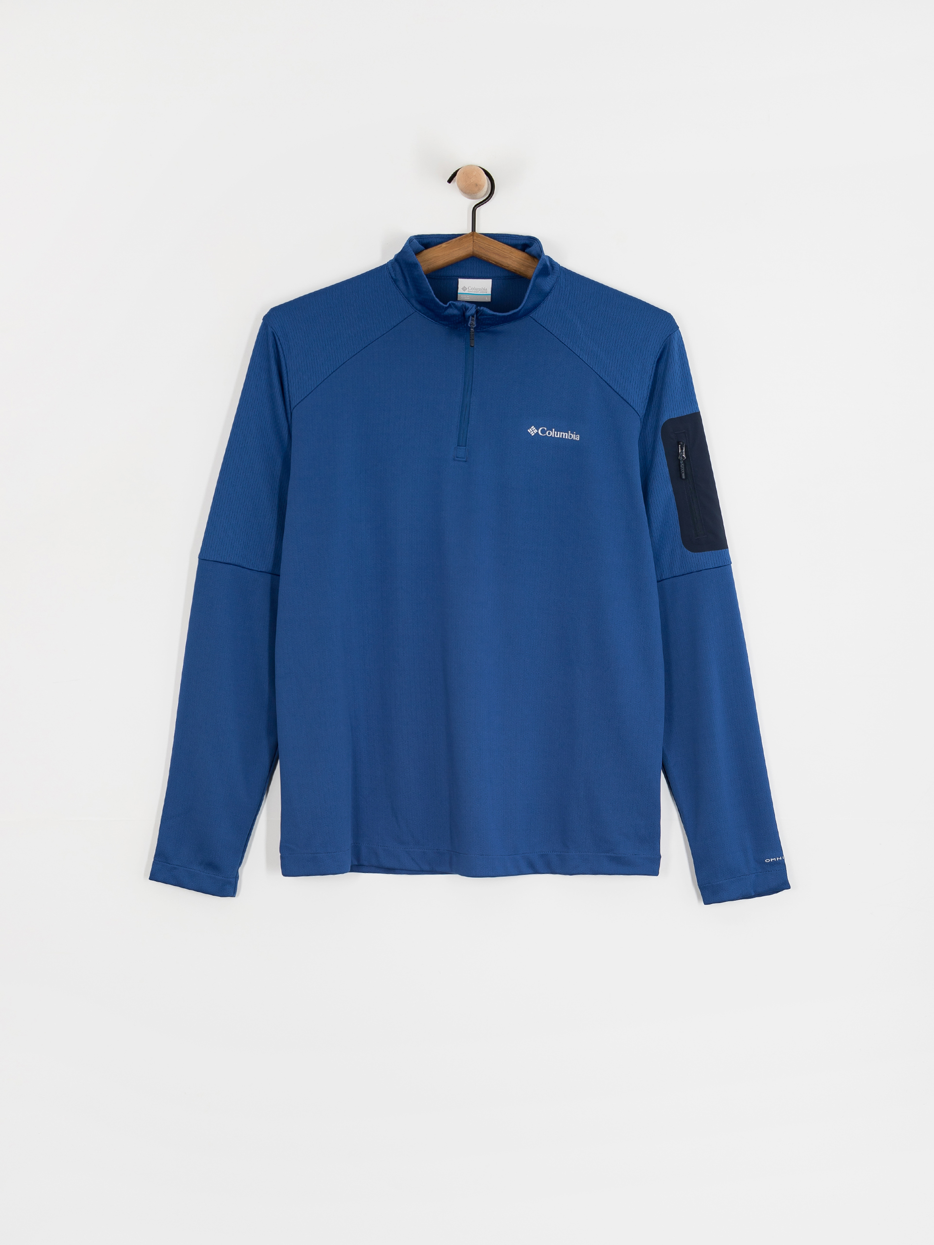 Polar Columbia Tech Knit 1/4 Zip (mtn blue/coll)