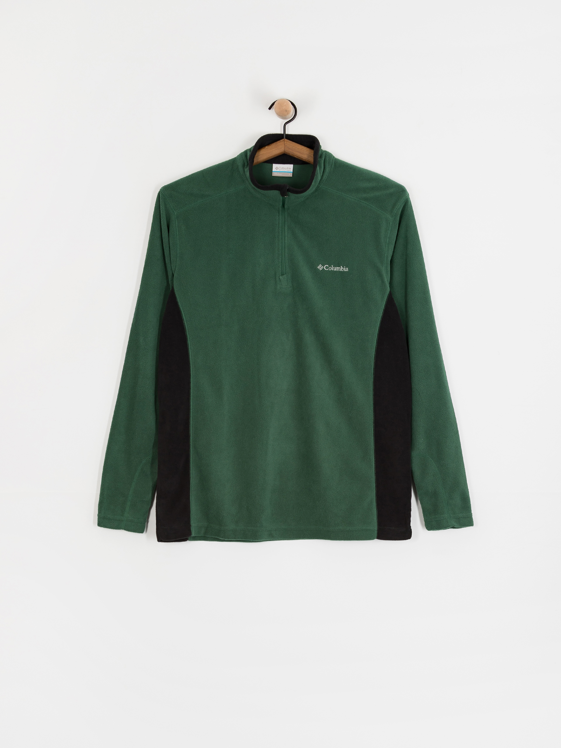 Męski Polar Columbia Klamath Range II Half Zip (rain forest/black)