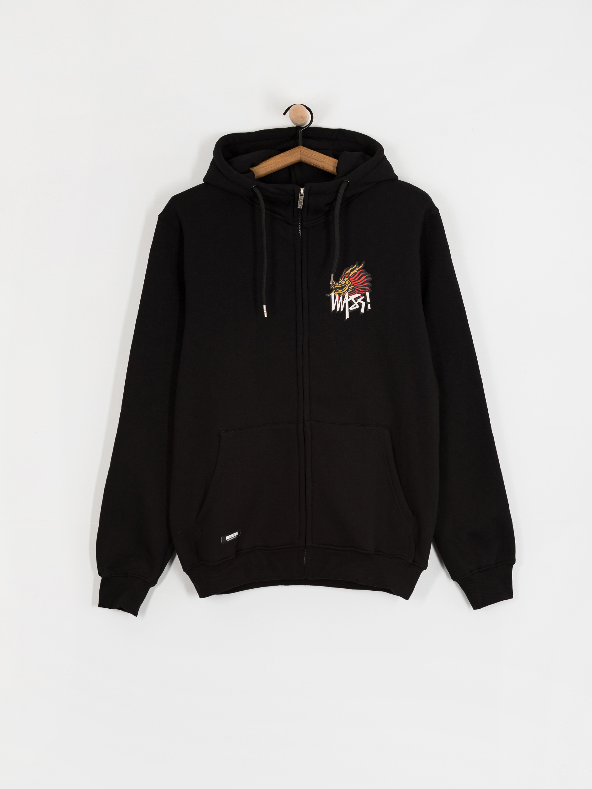 Bluza z kapturem MassDnm Dragon ZHD (black)