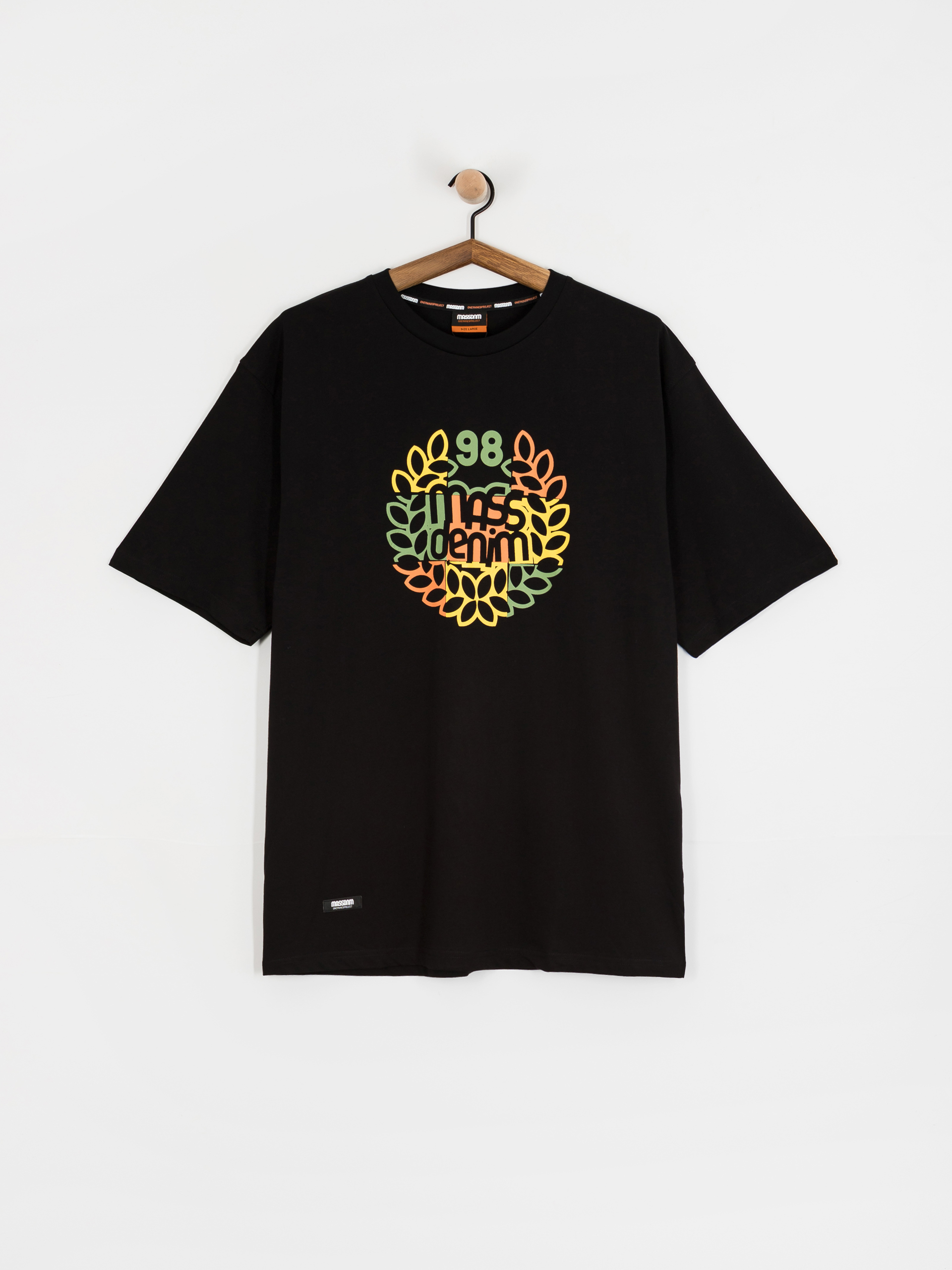 T-shirt MassDnm Patchwork (black)