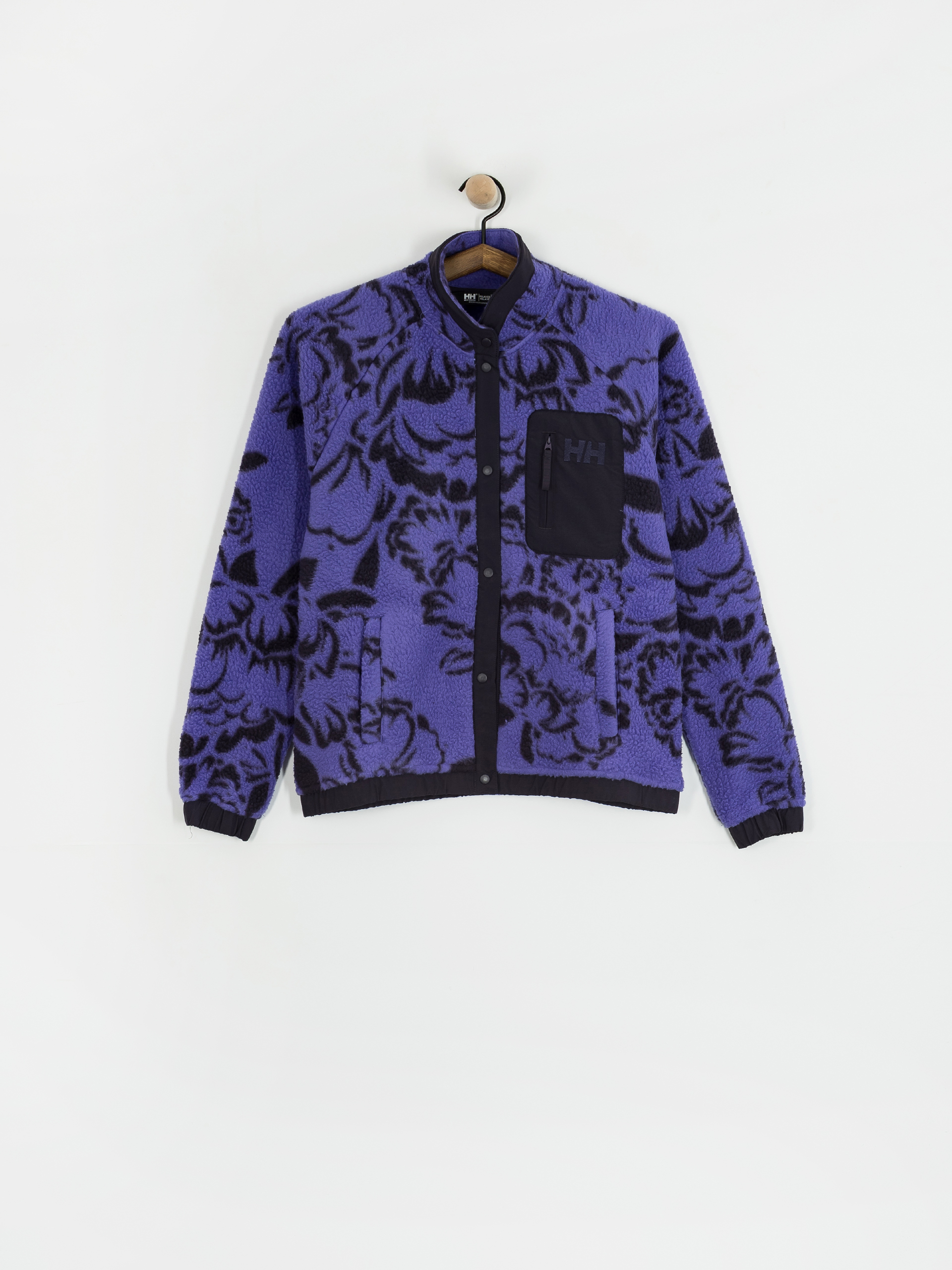 Polar Helly Hansen Imperial Printed Pile Snap Wmn (ultra violet peony aop)