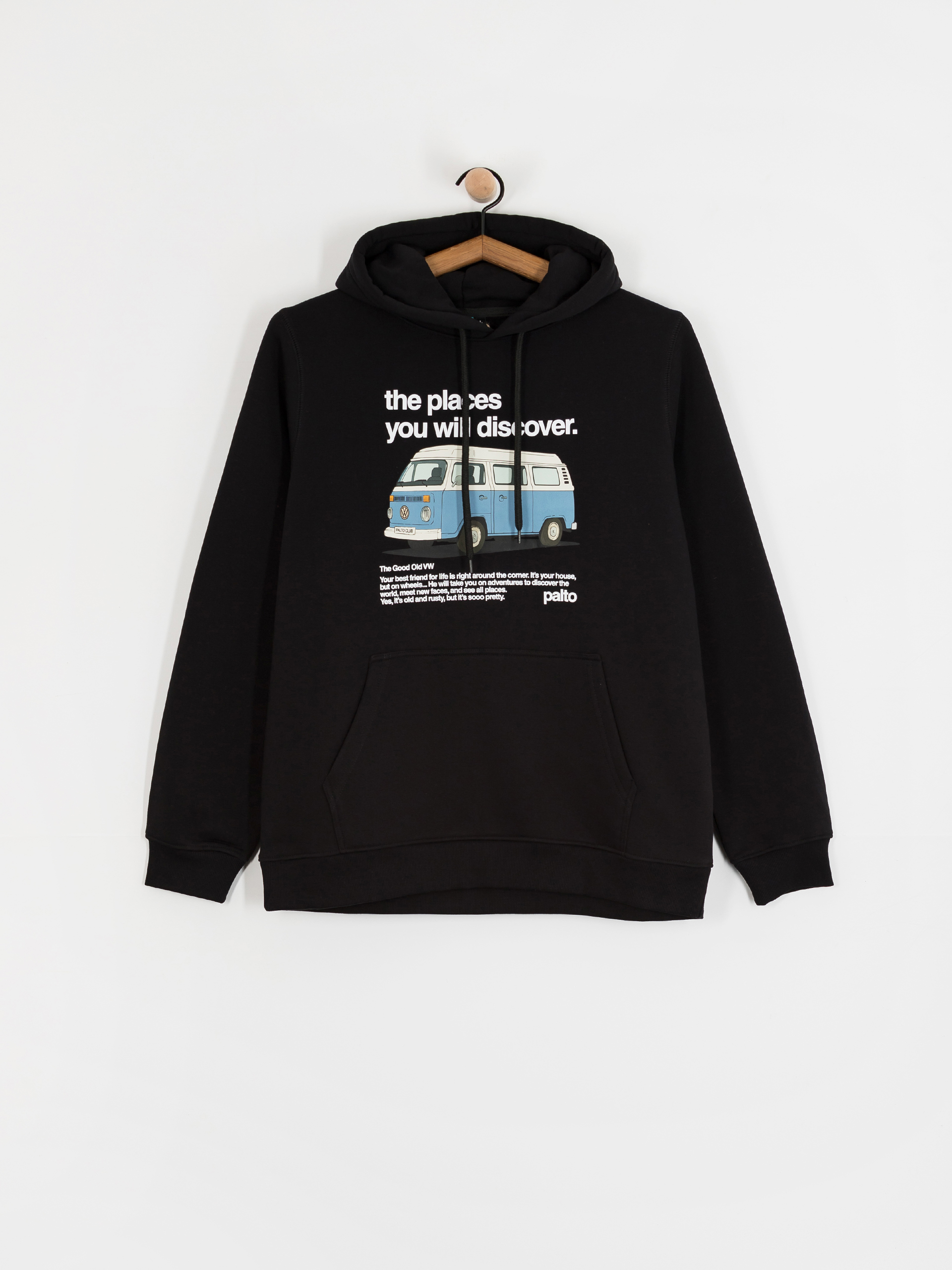 Bluza z kapturem Palto Busik (black)