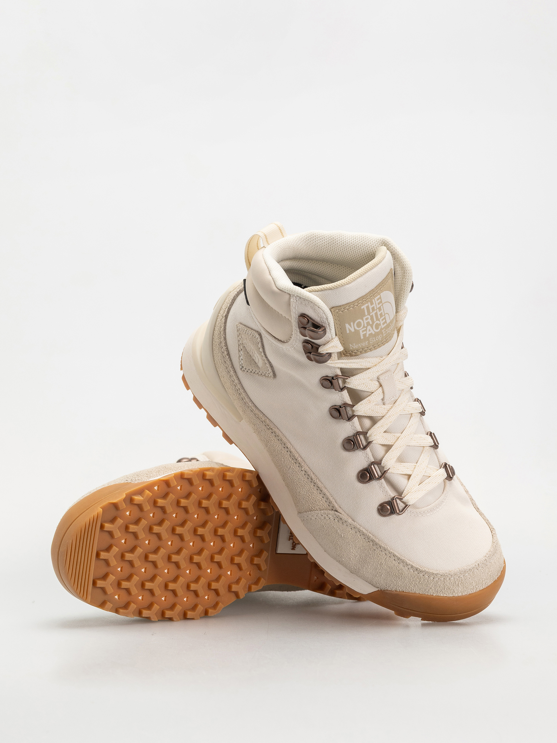 Buty The North Face Back To Berkeley Iv Textile Wp Wmn (white dune/white dune)