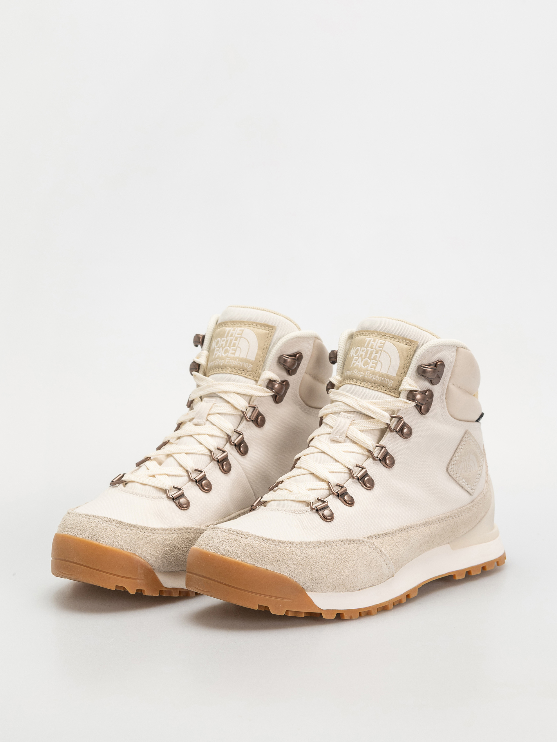 Buty The North Face Back To Berkeley Iv Textile Wp Wmn (white dune/white dune)