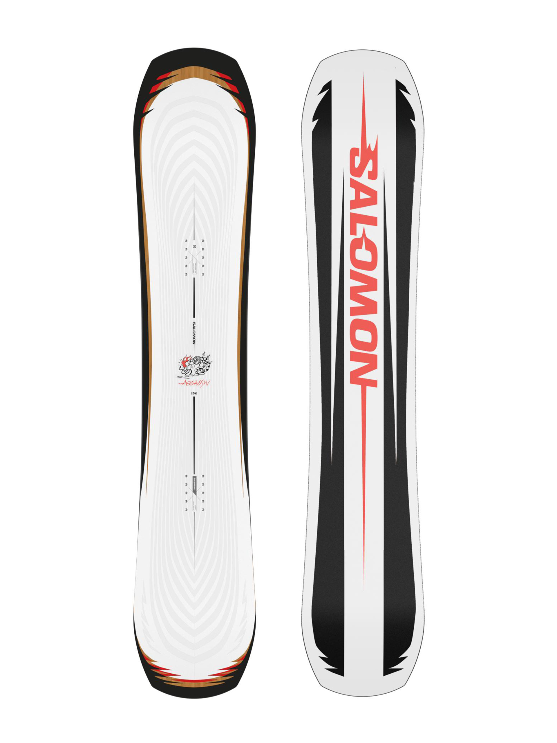Męska Deska snowboardowa Salomon Assassin (white/red)