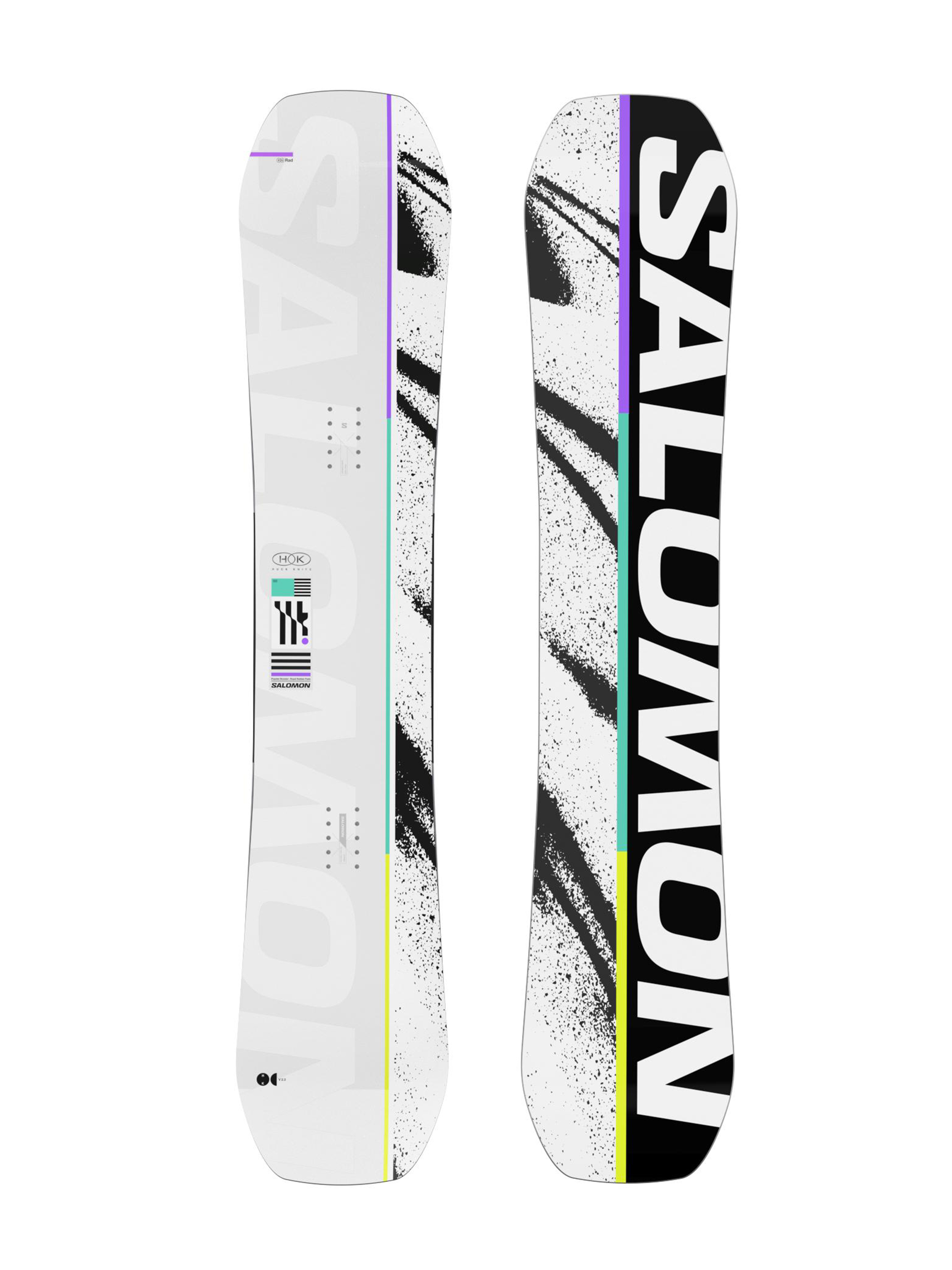 Deska snowboardowa Salomon Huck Knife (black/white)
