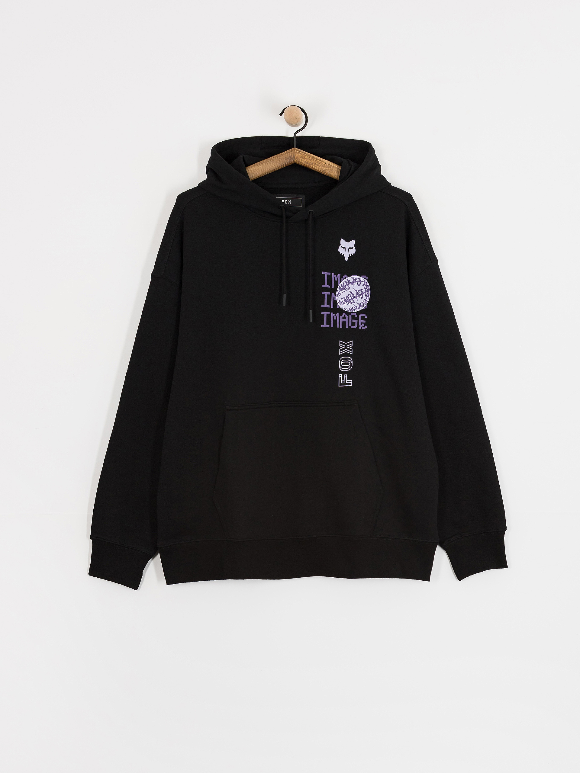 Bluza z kapturem Fox Image Phantom Oversized HD (black)