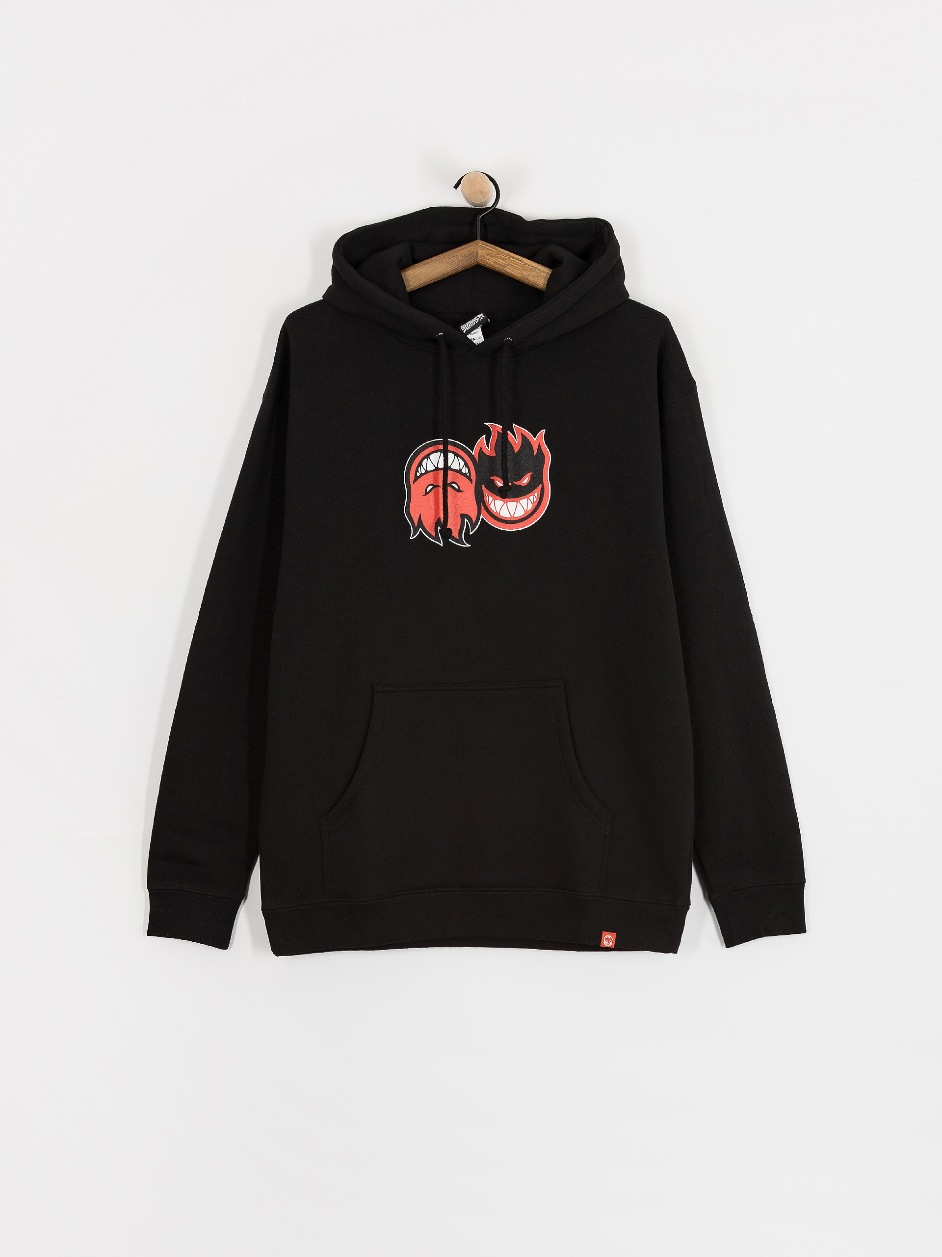 Bluza z kapturem Spitfire Eternal Fill (black w/red black&white print)
