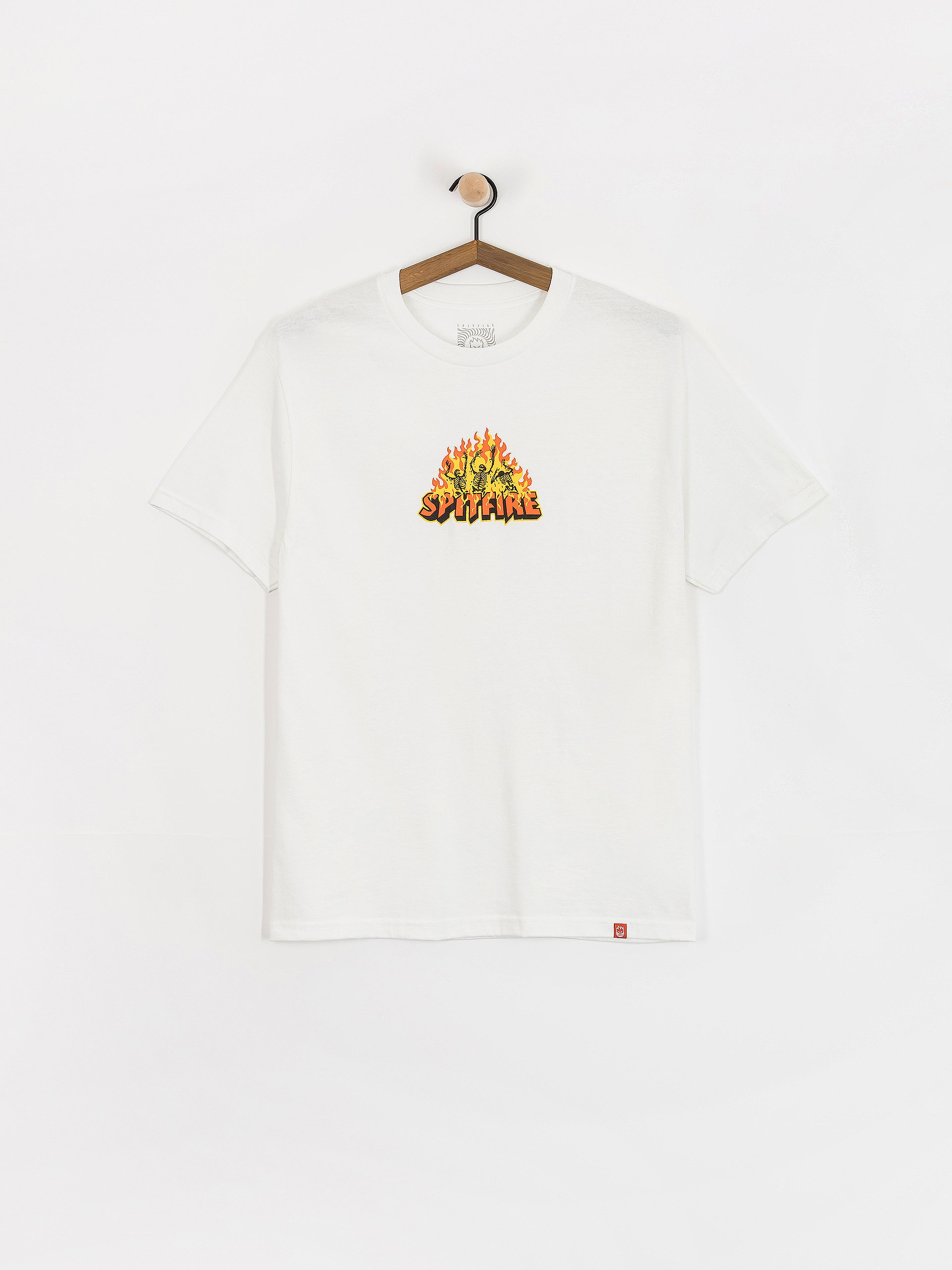 T-shirt Spitfire Hellfire (white w/multi color print)