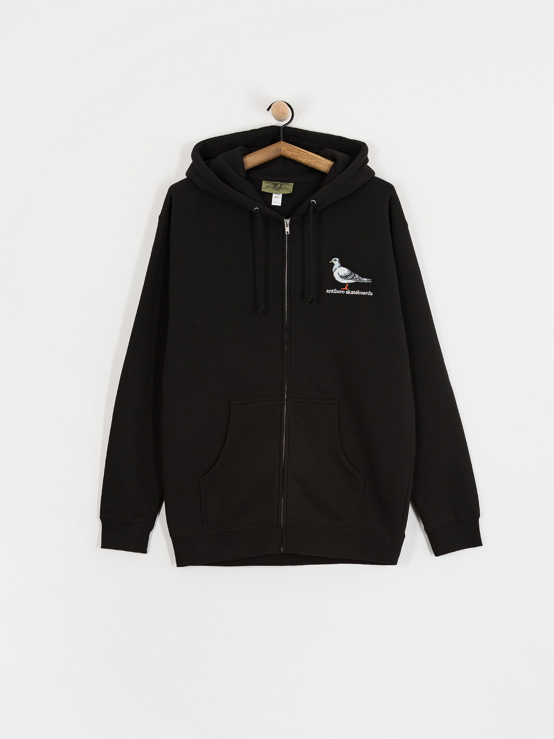 Bluza z kapturem Antihero Lil Pigeon Emb ZHD (black w/multi color embroidery)
