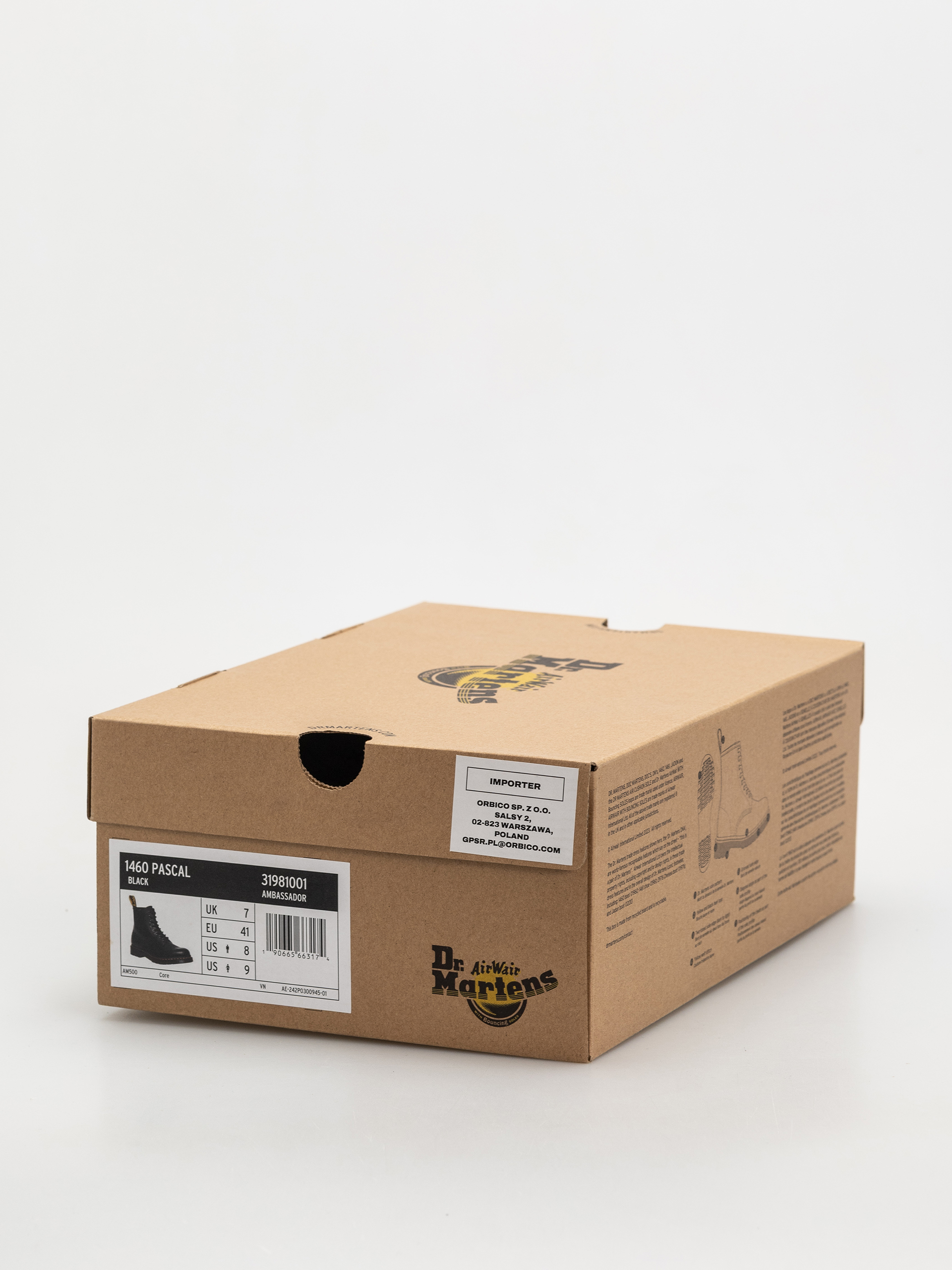 Buty Dr. Martens 1460 Pascal (black ambassador)