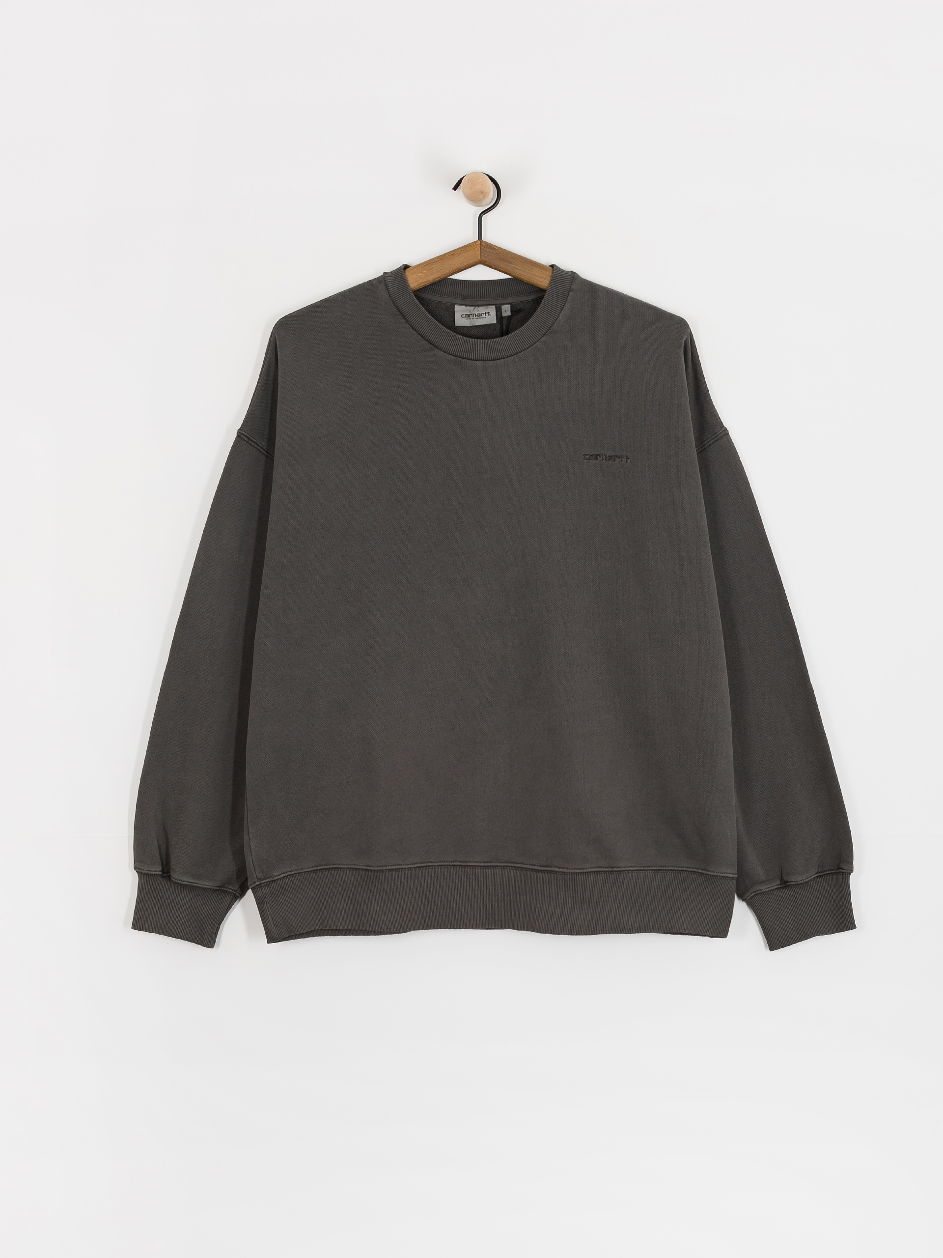 Bluza Carhartt WIP Benton (graphite/garment dyed)