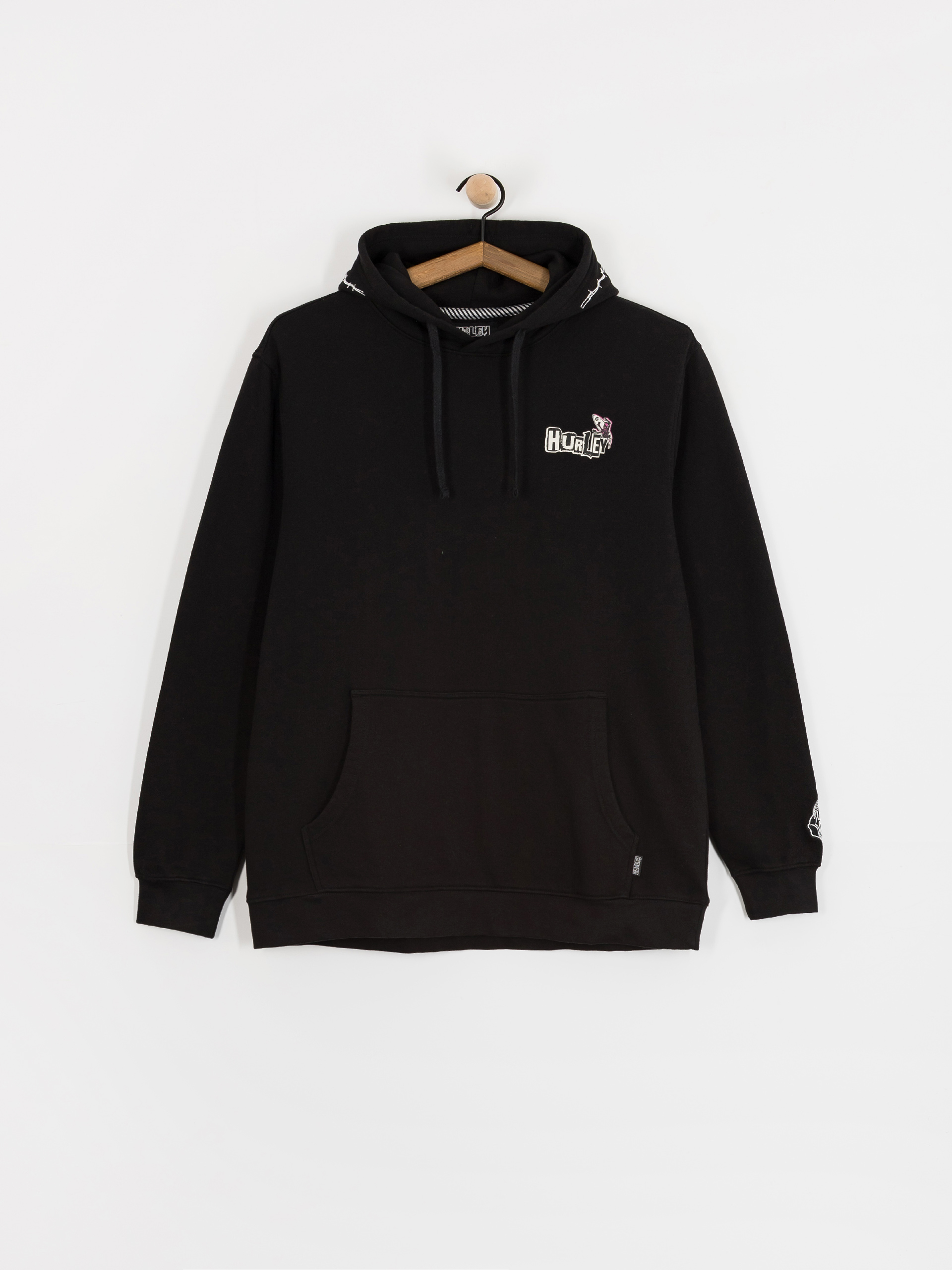 Bluza z kapturem Hurley Wave Anarchy HD (black)