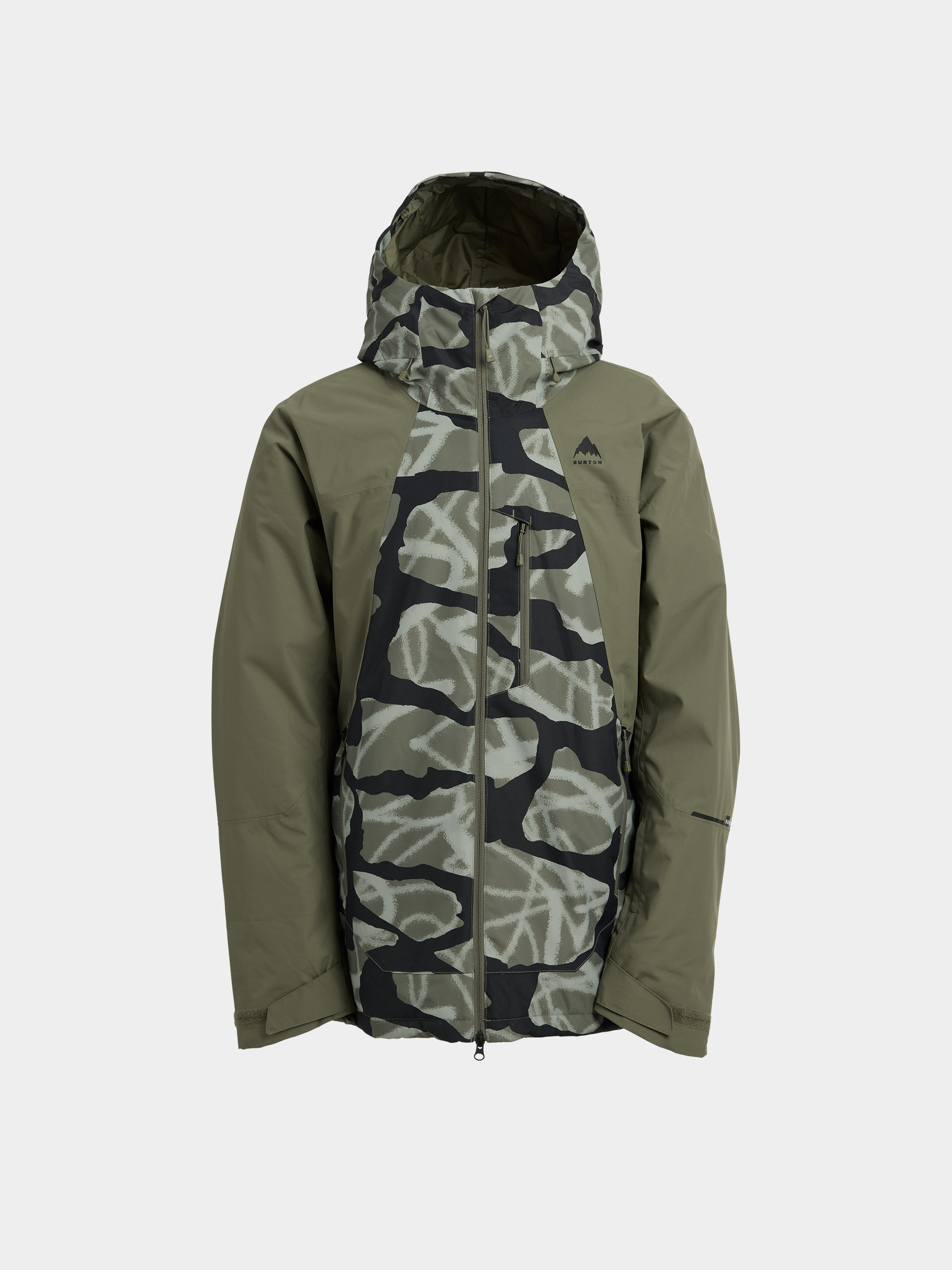 Kurtka snowboardowa Burton Reserve 2L Insulated (graffiti camo/forest moss)