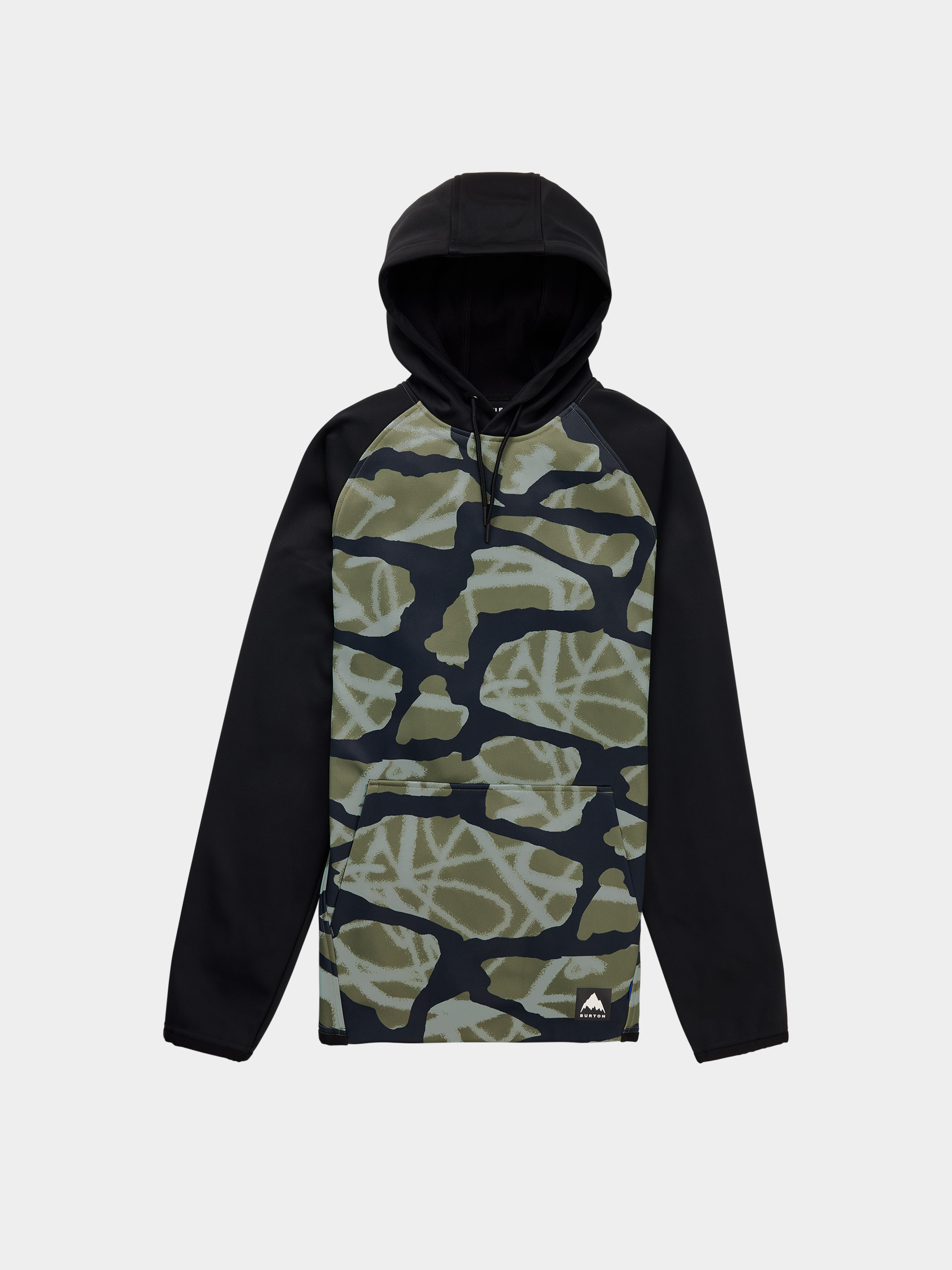 Bluza aktywna Burton Crown HD (graffiti camo/true black)
