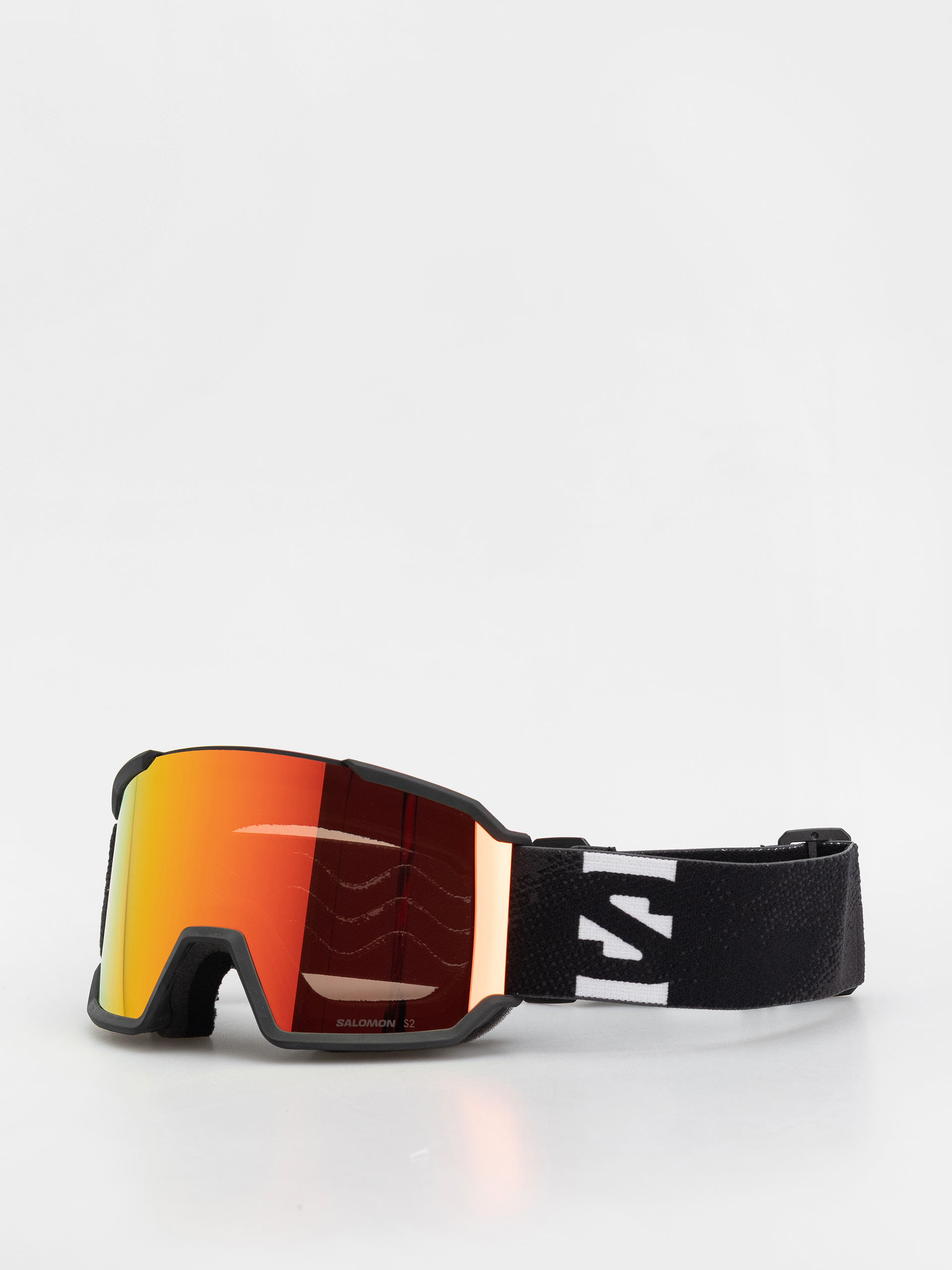 Gogle Salomon S/View 3 (black/mid red)