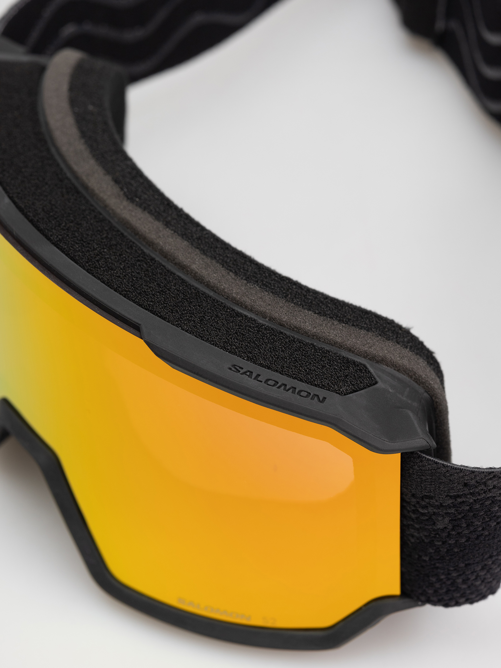 Gogle Salomon S/View 3 (black/mid red)