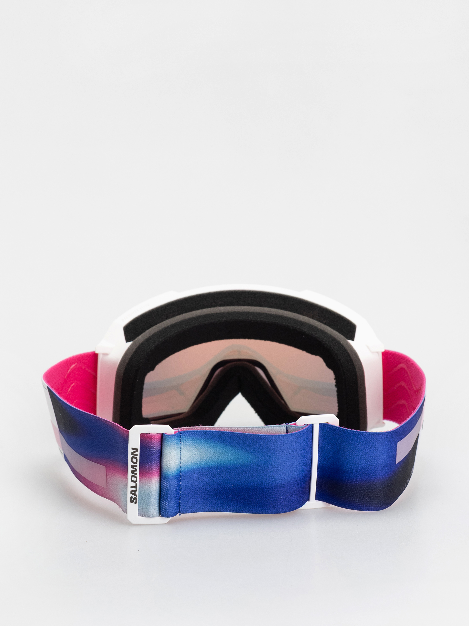 Gogle Salomon S/View 3 (white addikt/mid red)