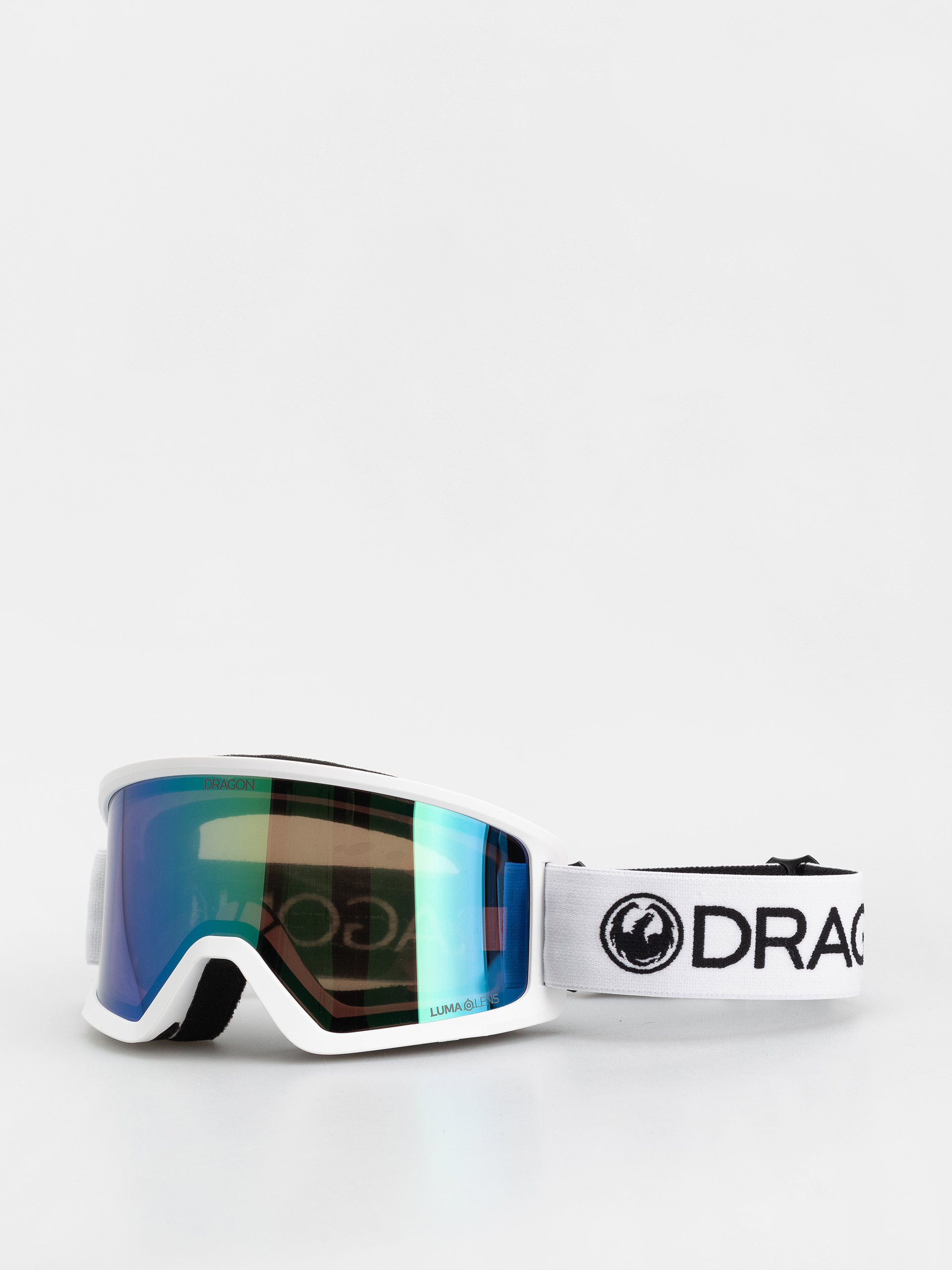 Gogle Dragon DX3 OTG (white/lumalens green ion)