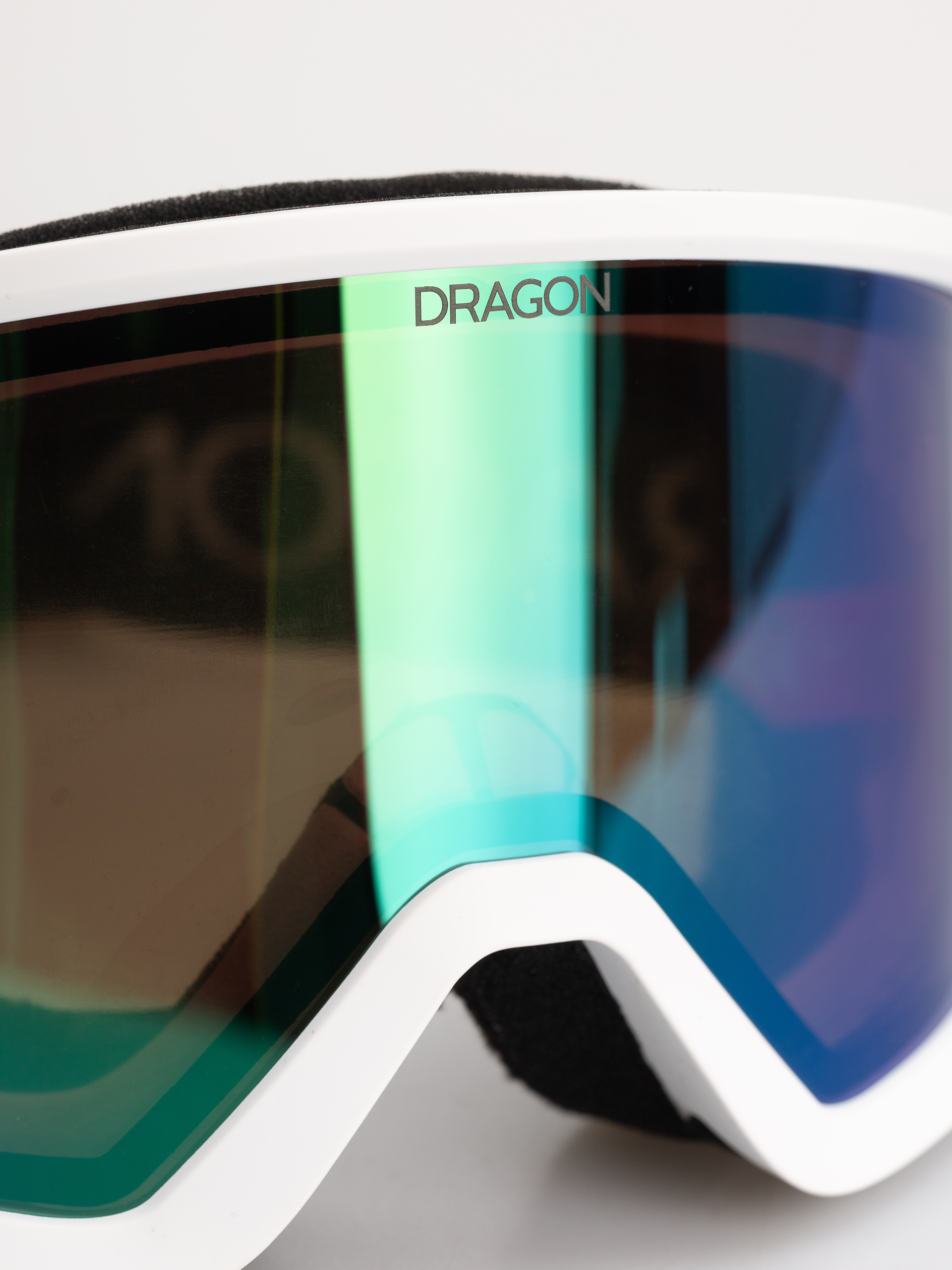 Gogle Dragon DX3 OTG (white/lumalens green ion)
