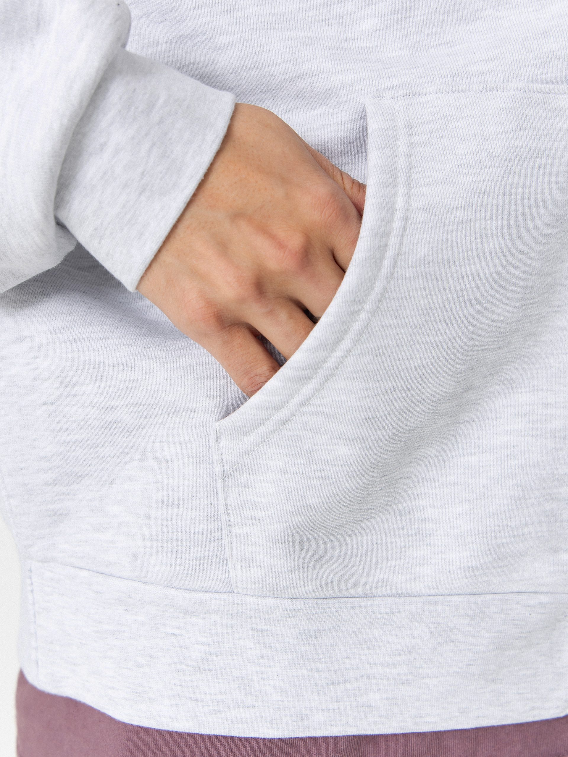 Bluza z kapturem OBEY Gaze Extra Heavy ZHD (ash grey)