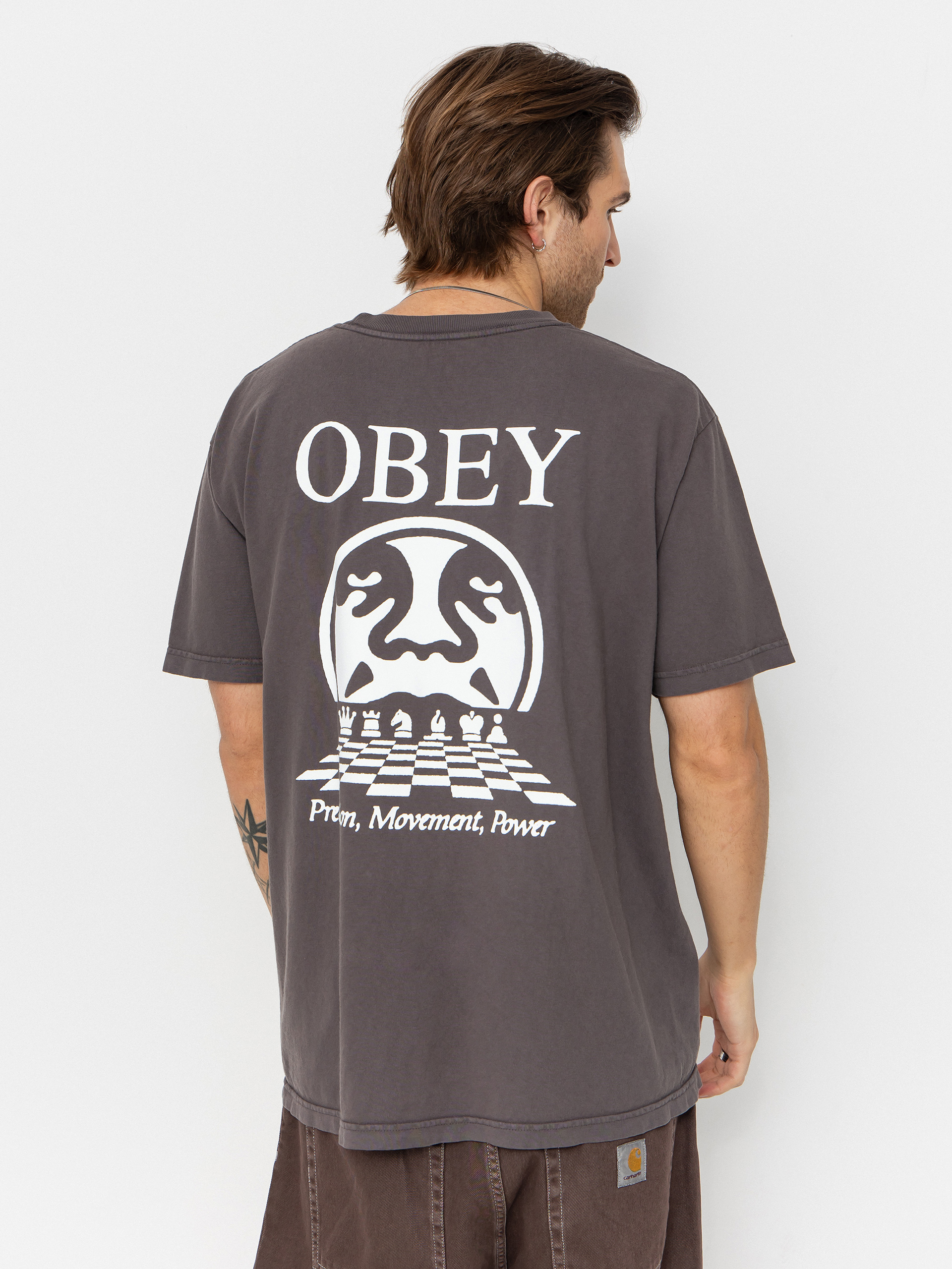 T-shirt OBEY Obey Precision (pigment dusty black)
