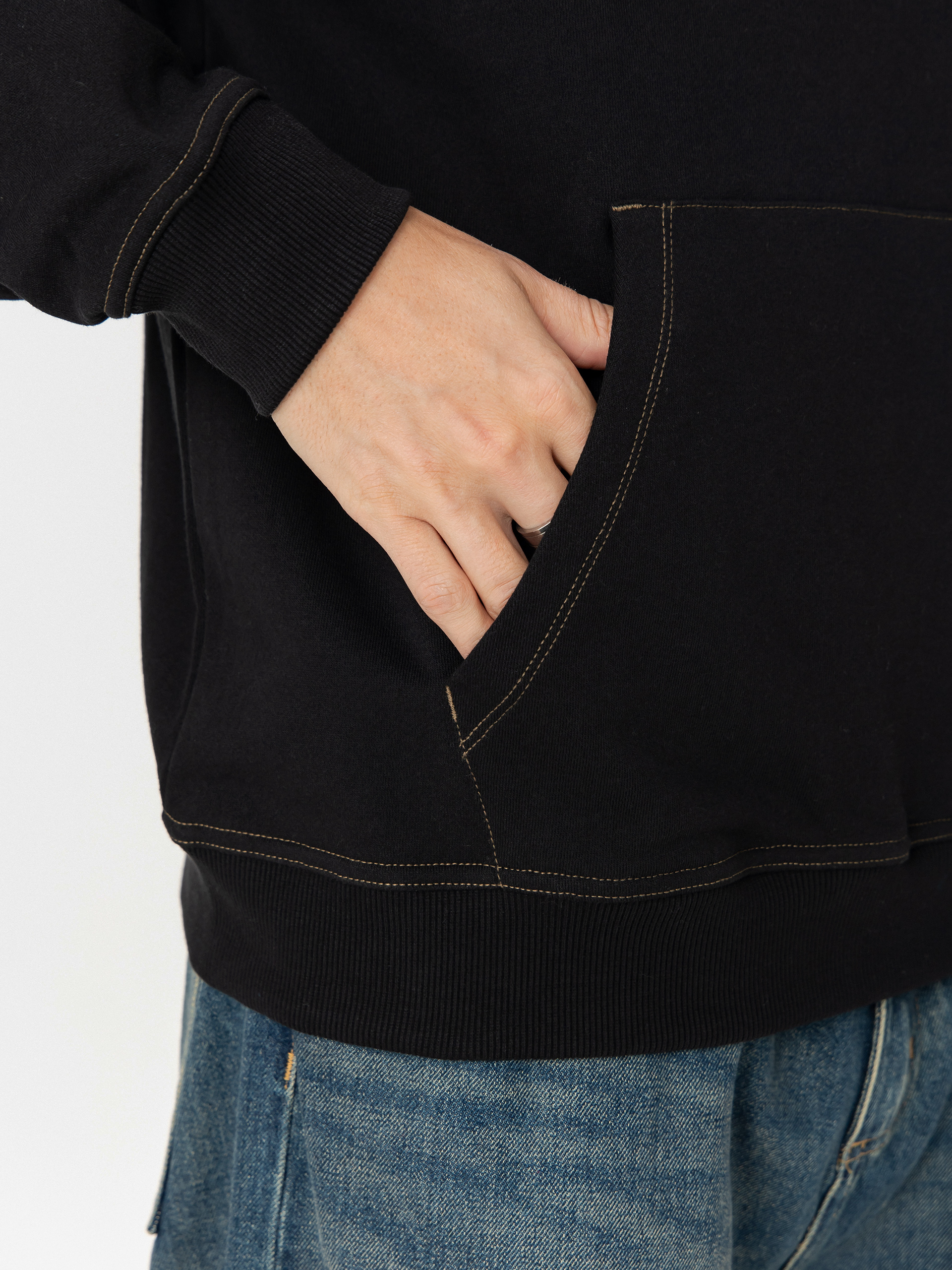 Bluza z kapturem Volcom Skidder HD (black)