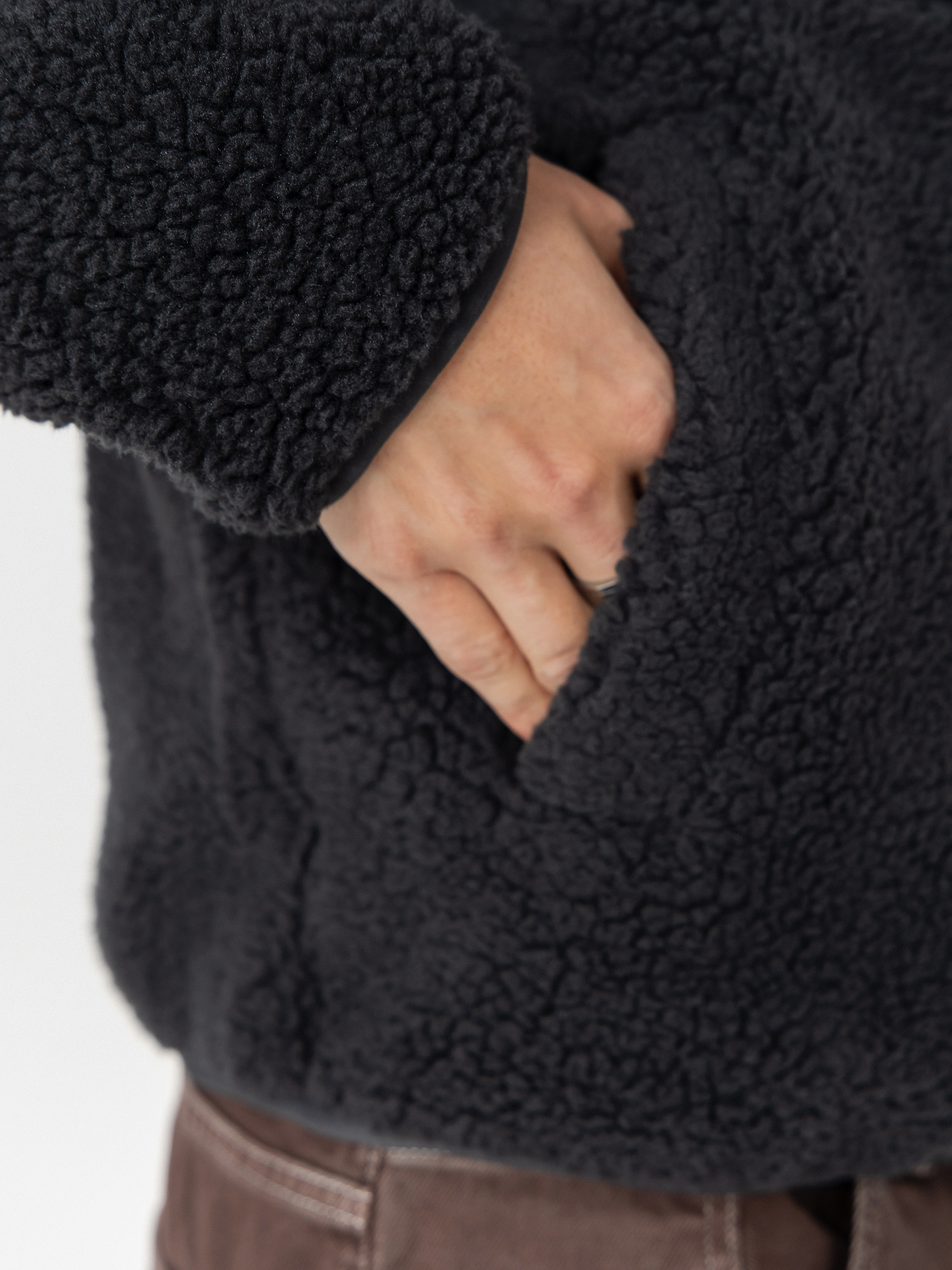 Bluza z kapturem Volcom Storm Stone ZHD (asphalt black)