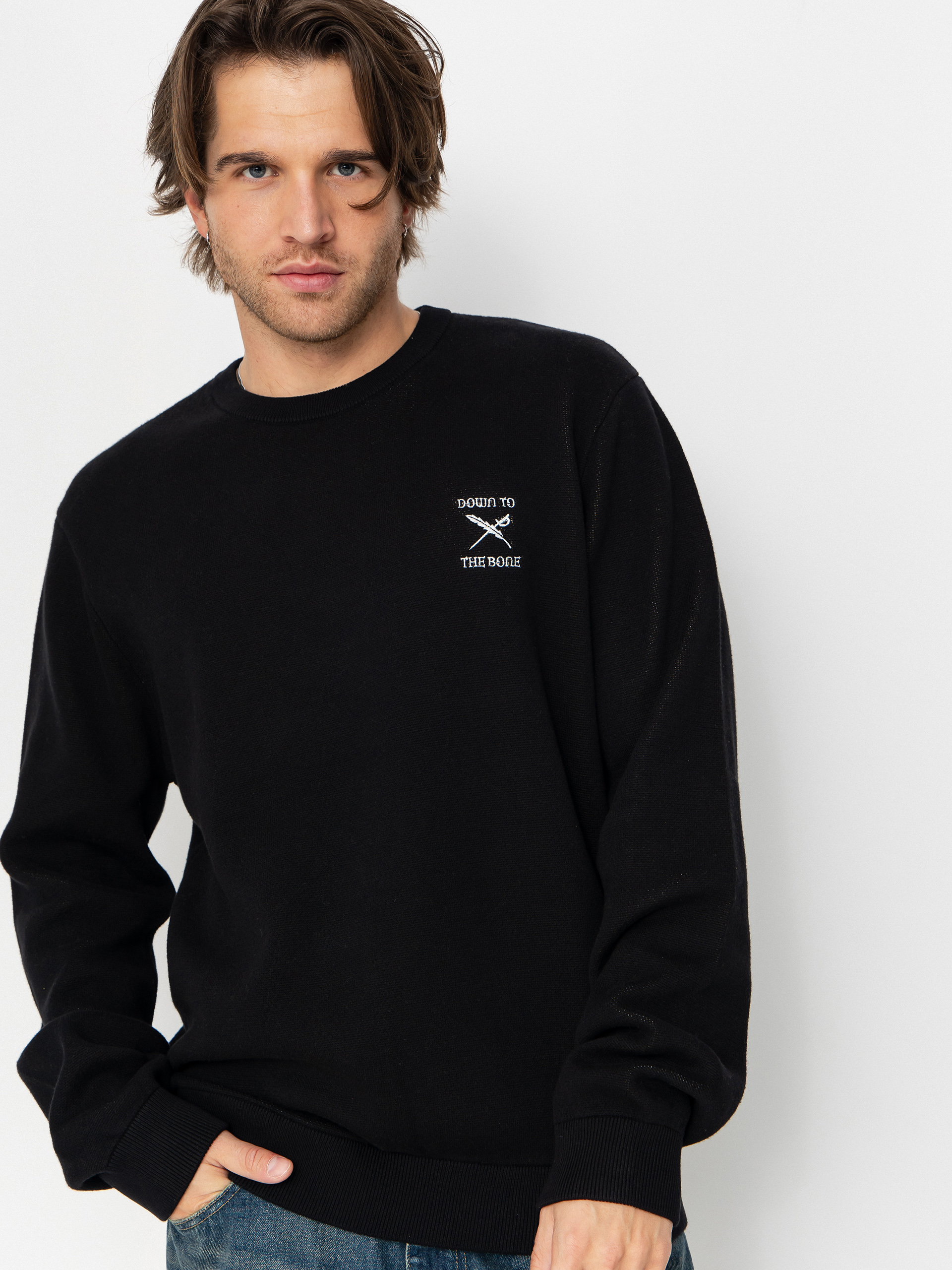 Sweter Iriedaily To The Bone (black)