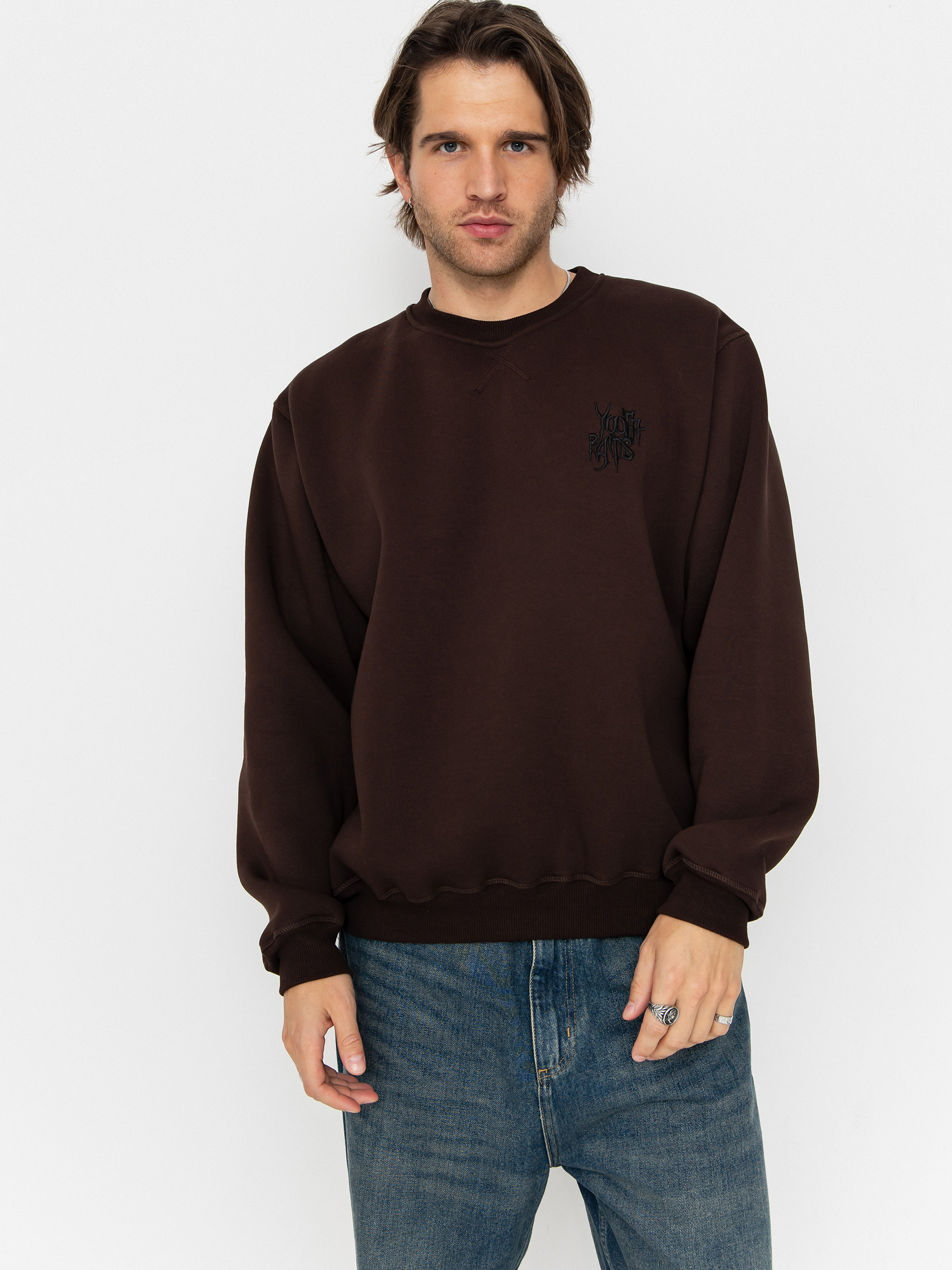 Bluza Youth Skateboards Skate Rat Crew (chocolate)