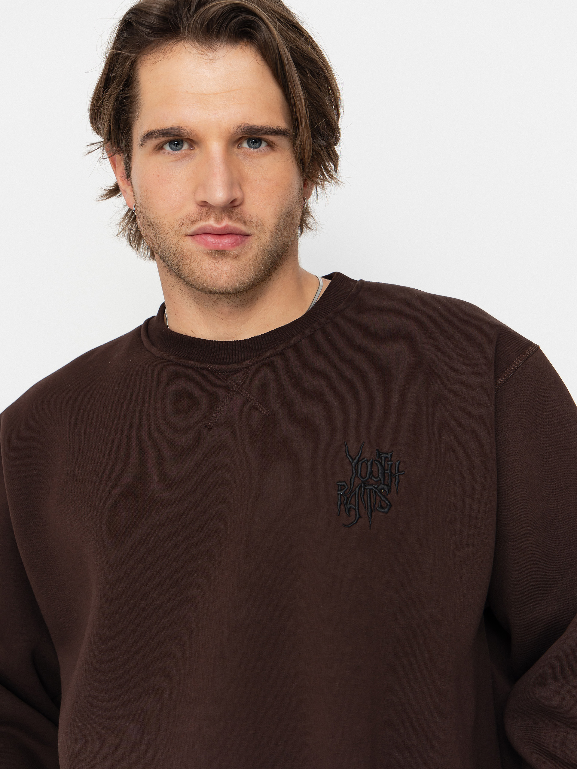 Bluza Youth Skateboards Skate Rat Crew (chocolate)