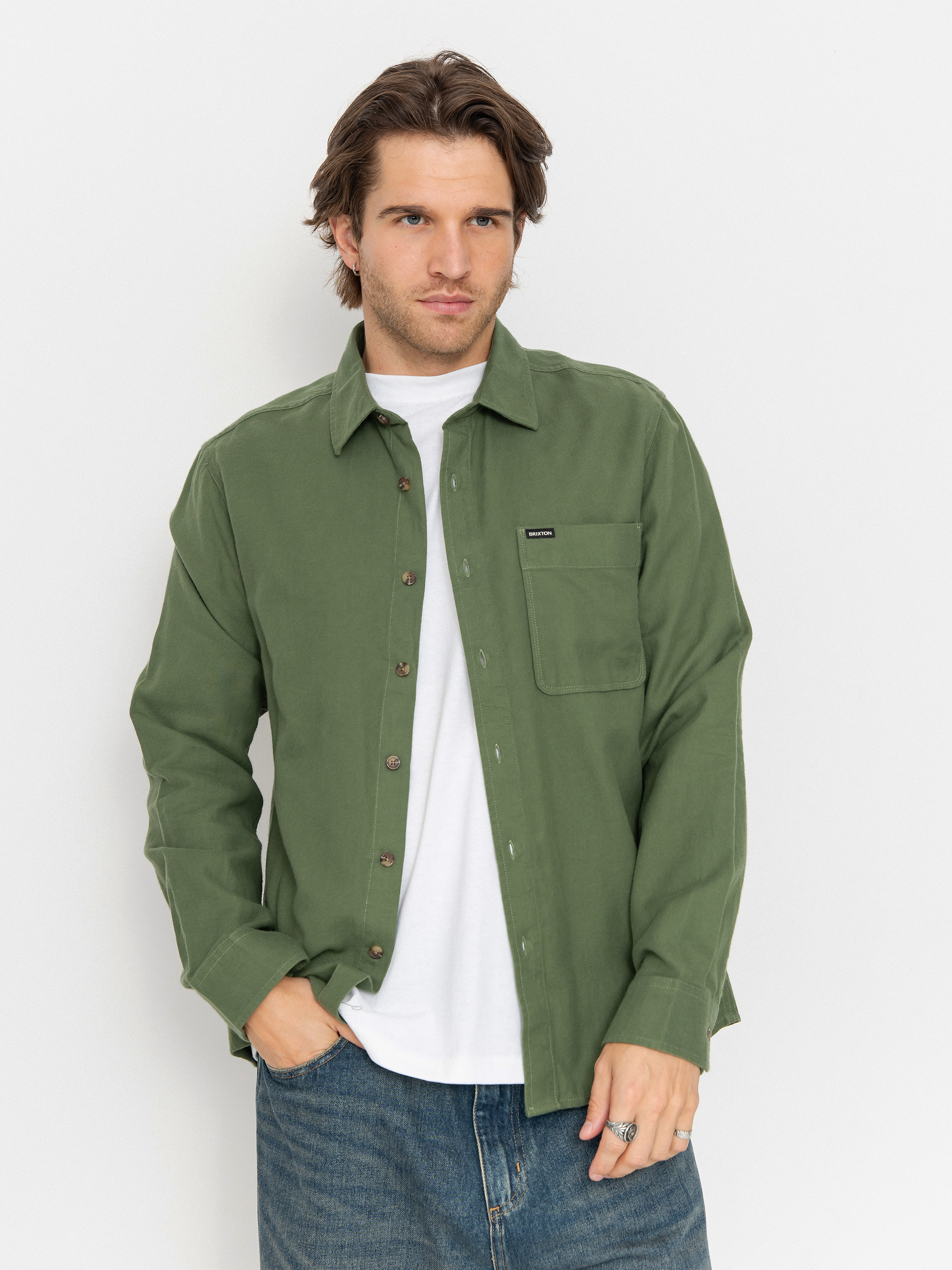 Koszula Brixton Hasting Lw Flannel (wild green)