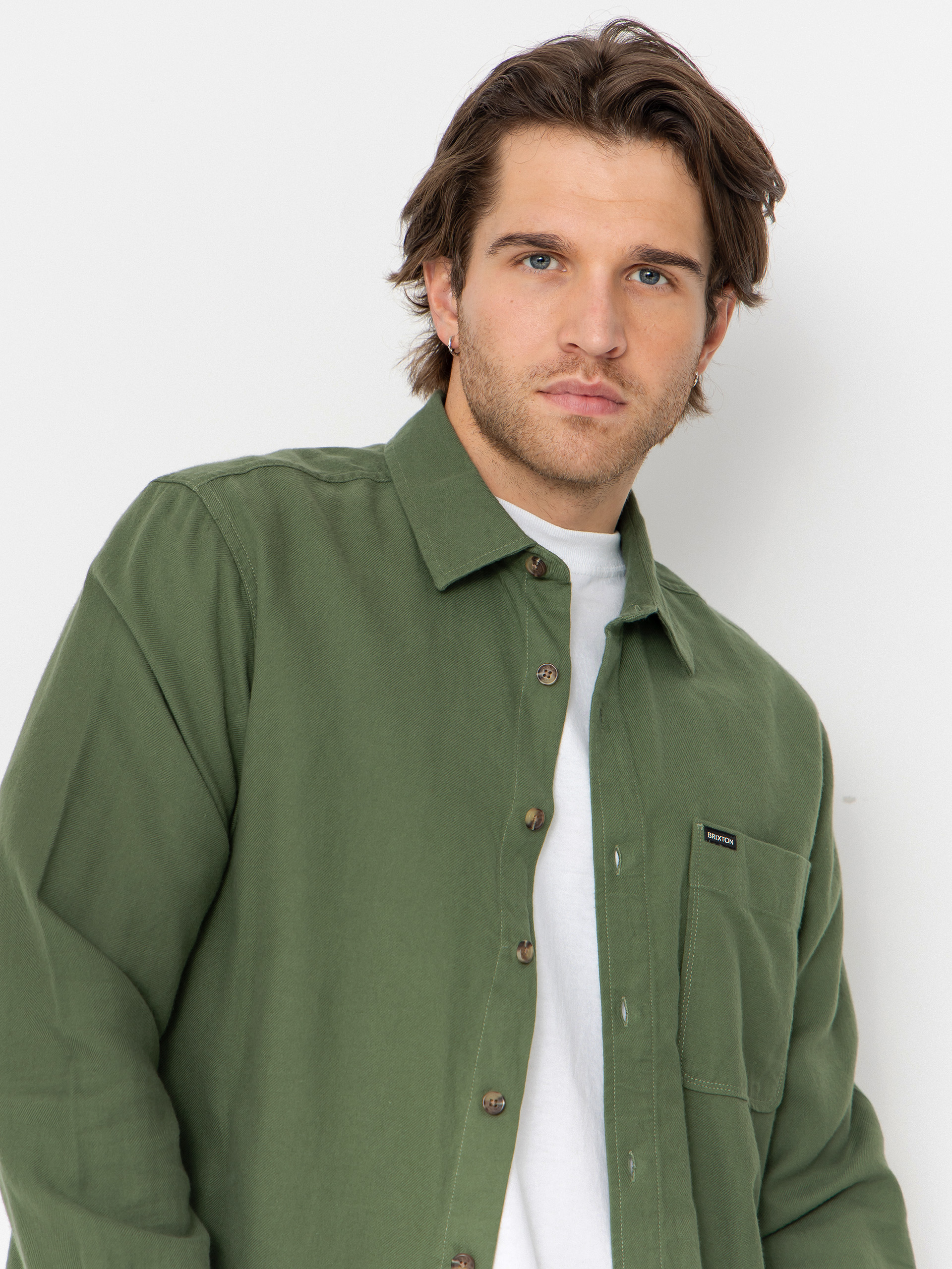 Koszula Brixton Hasting Lw Flannel (wild green)