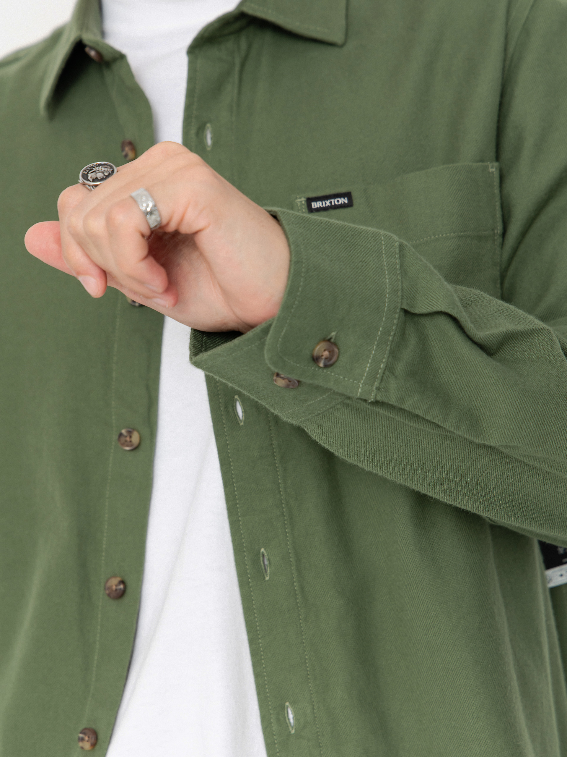 Koszula Brixton Hasting Lw Flannel (wild green)