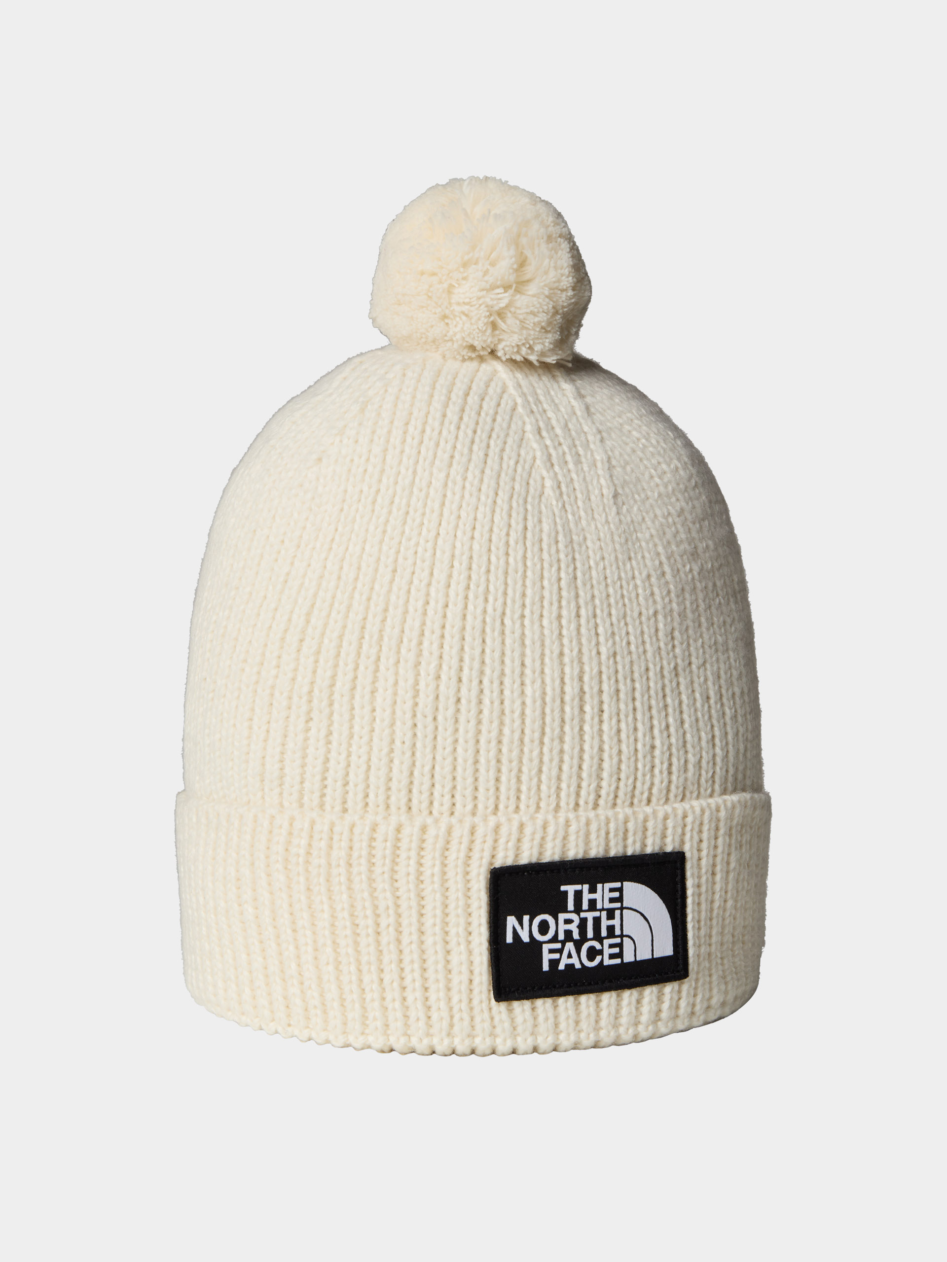 Czapka zimowa The North Face Tnf Logo Box Pom (white dune)