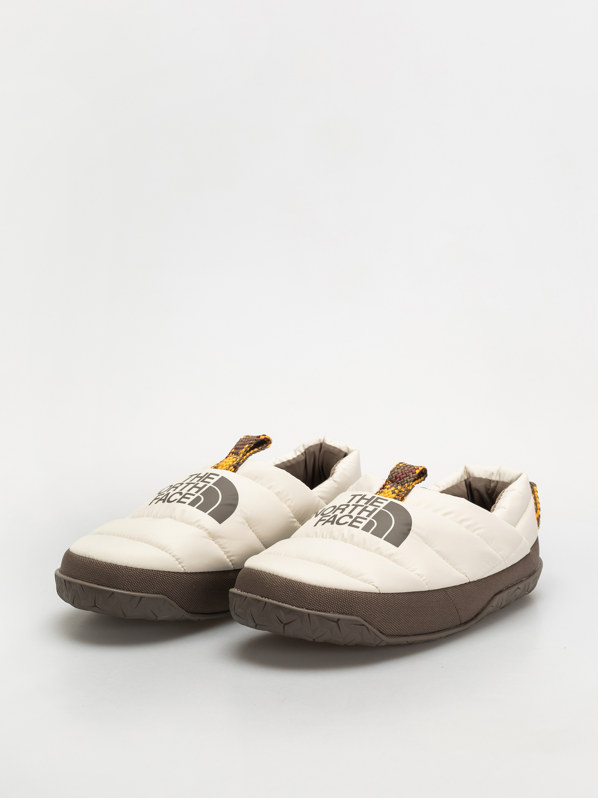 Buty The North Face Nuptse Mule Wmn (white dune/mocha brown)
