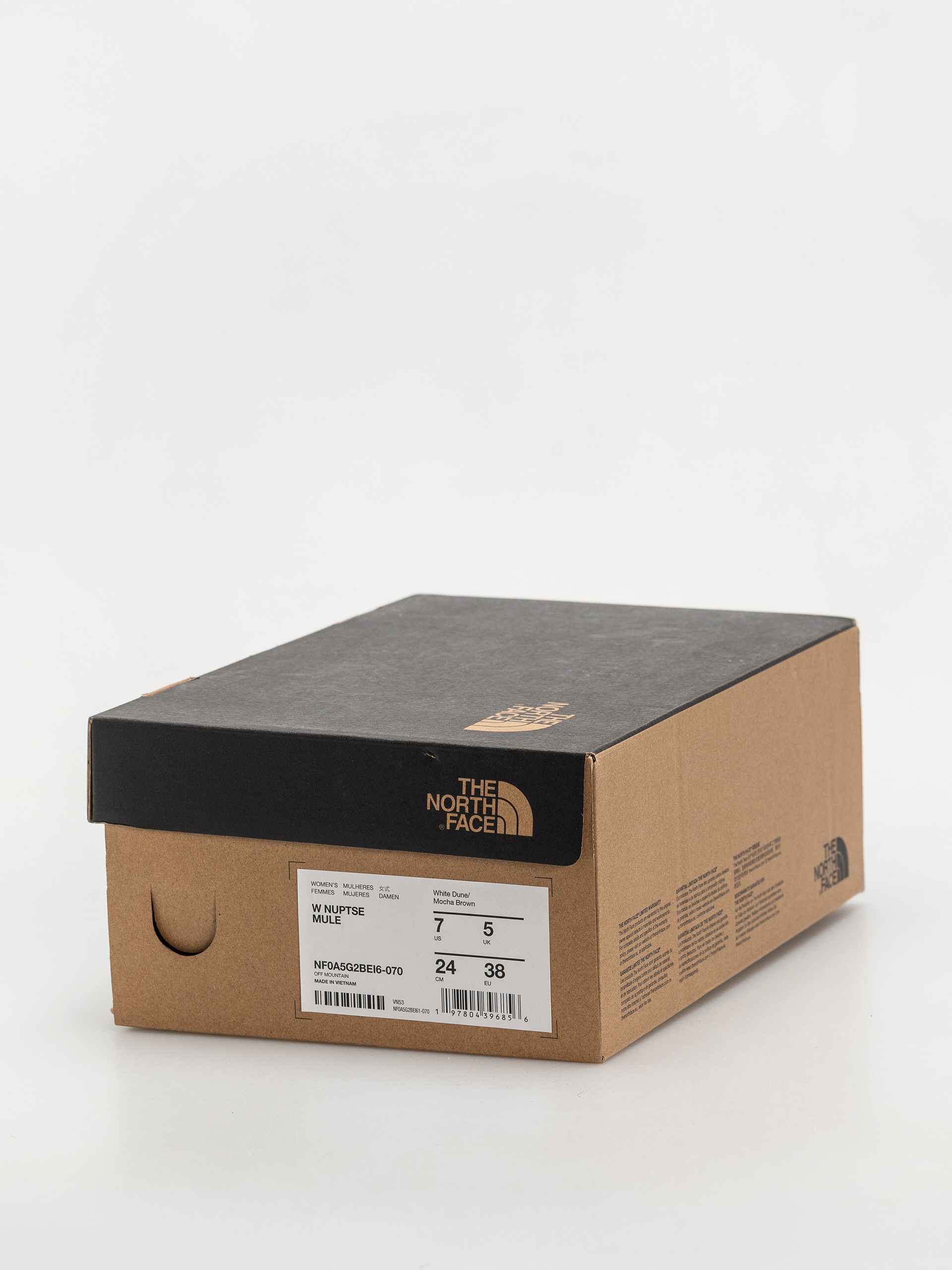 Buty The North Face Nuptse Mule Wmn (white dune/mocha brown)