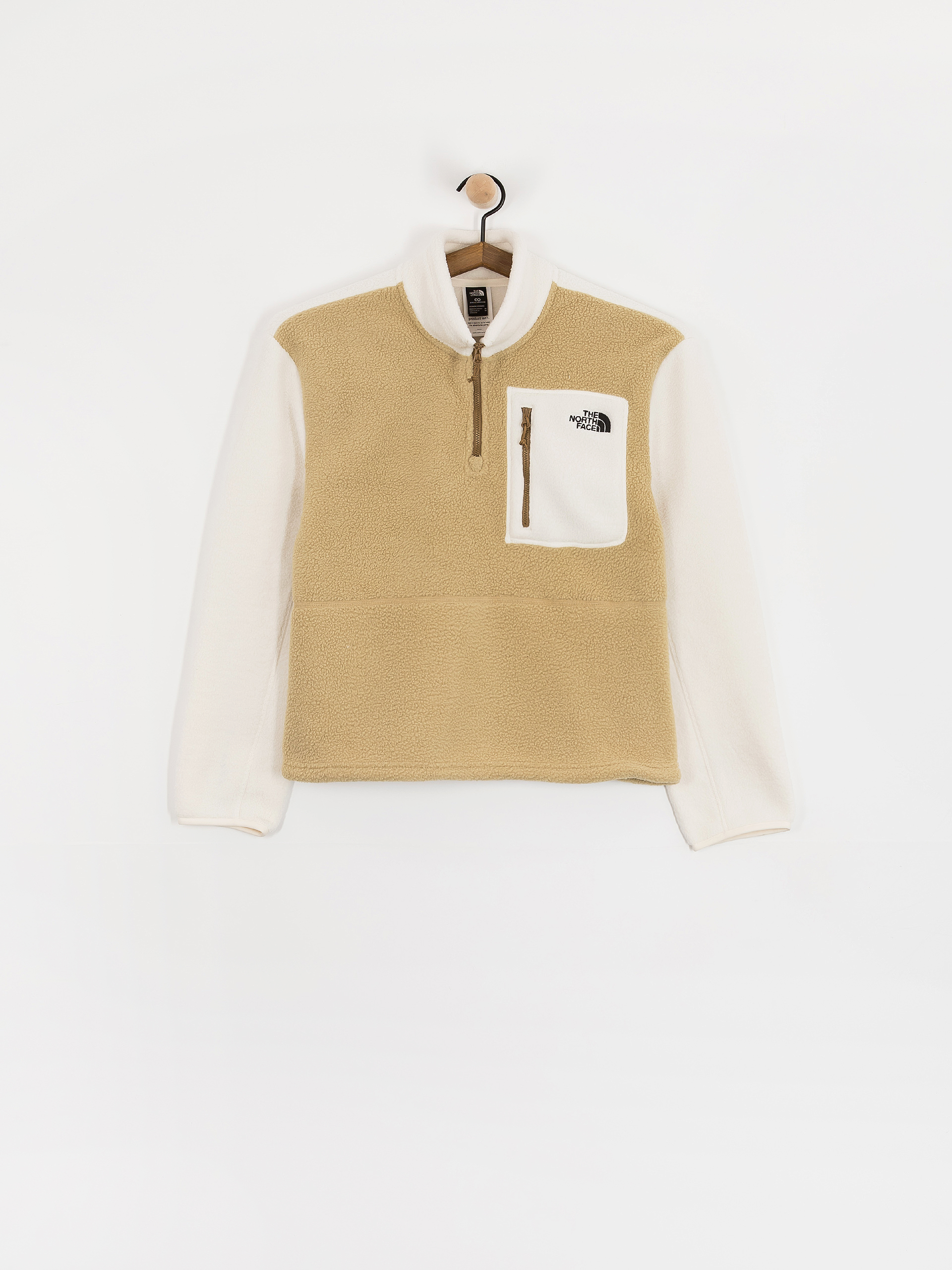 Polar The North Face Yumiori 1/4 Zip (khaki stone/white dune/)