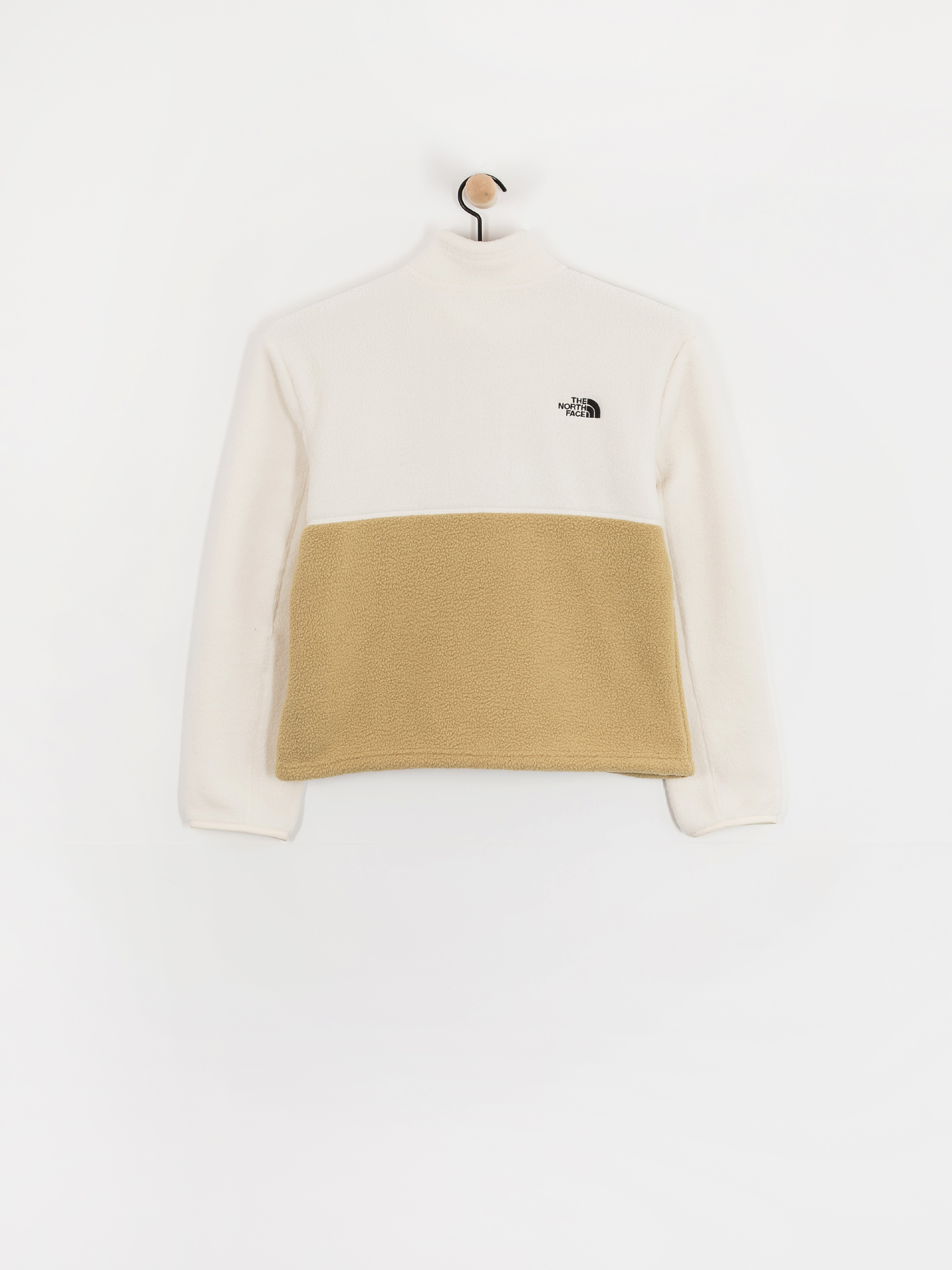 Męski Polar The North Face Yumiori 1/4 Zip (khaki stone/white dune/)