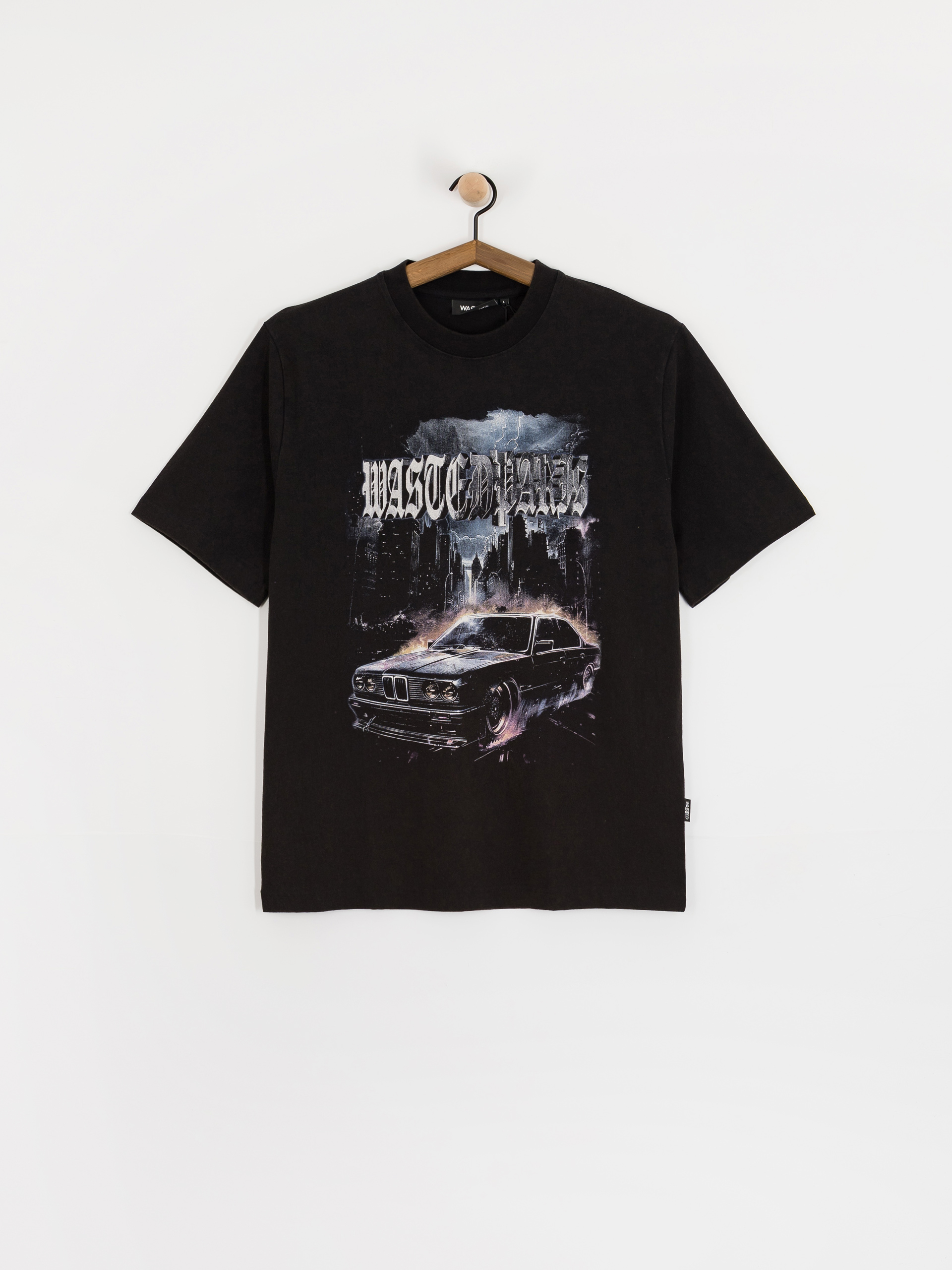 T-shirt Wasted Paris Run (faded black)