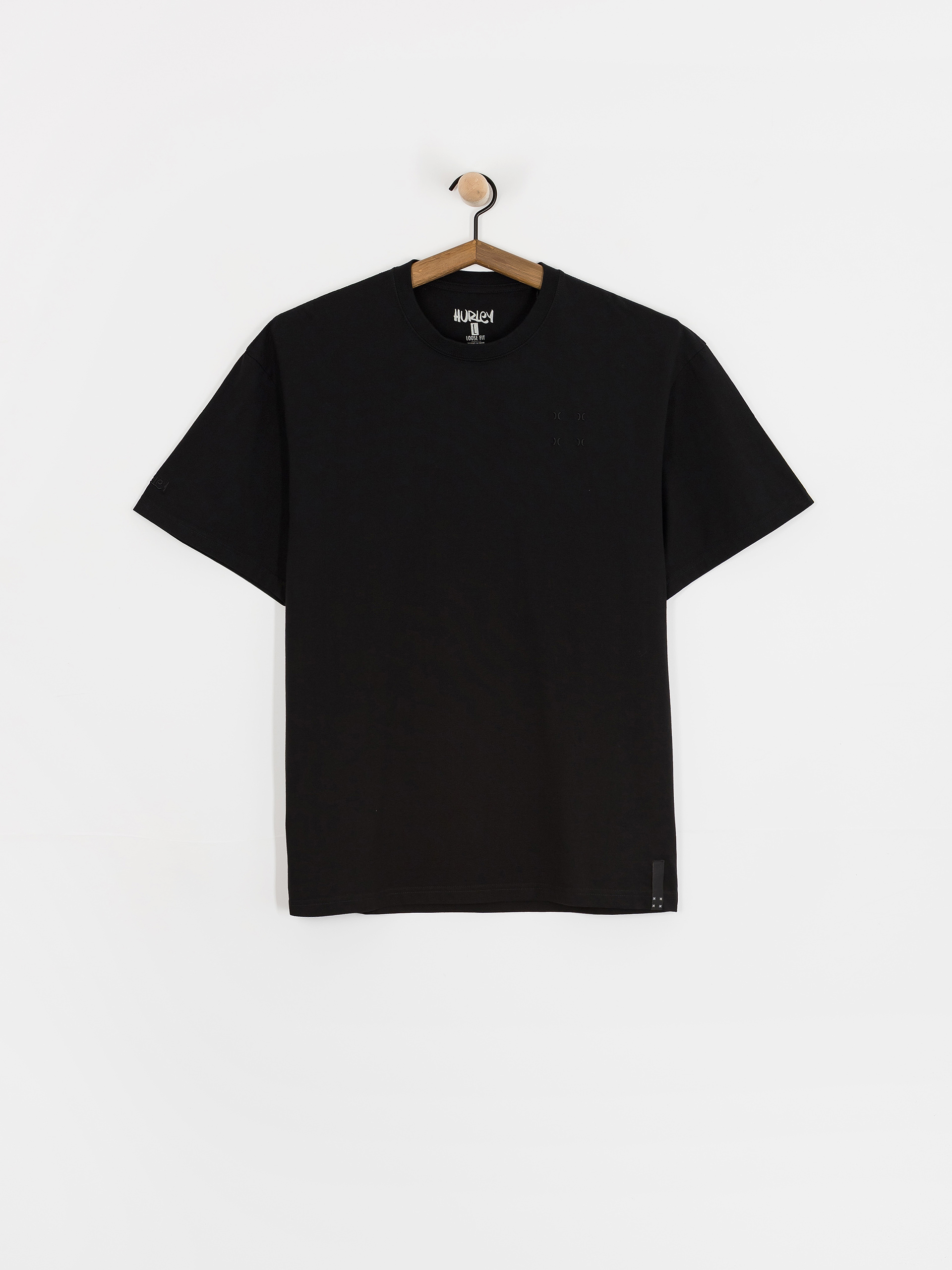 T-shirt Hurley Bcnk8 Washed (black)